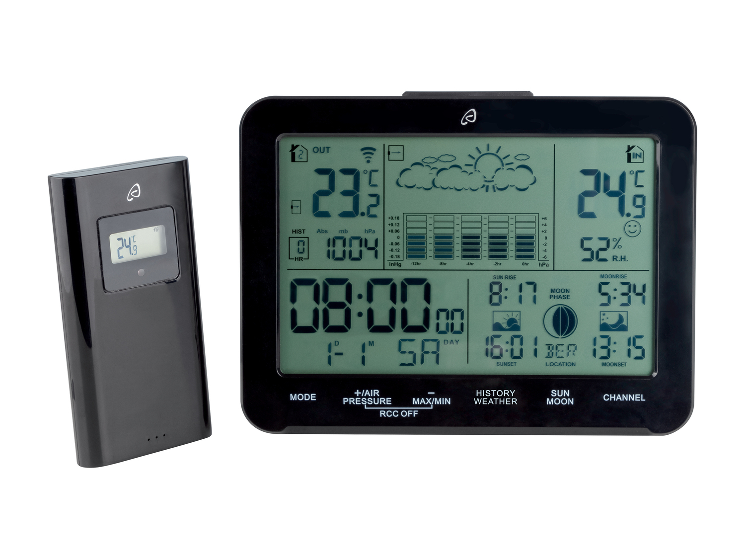Station météo , le prix 17.99 €
- Température intérieure et extérieure
- ...