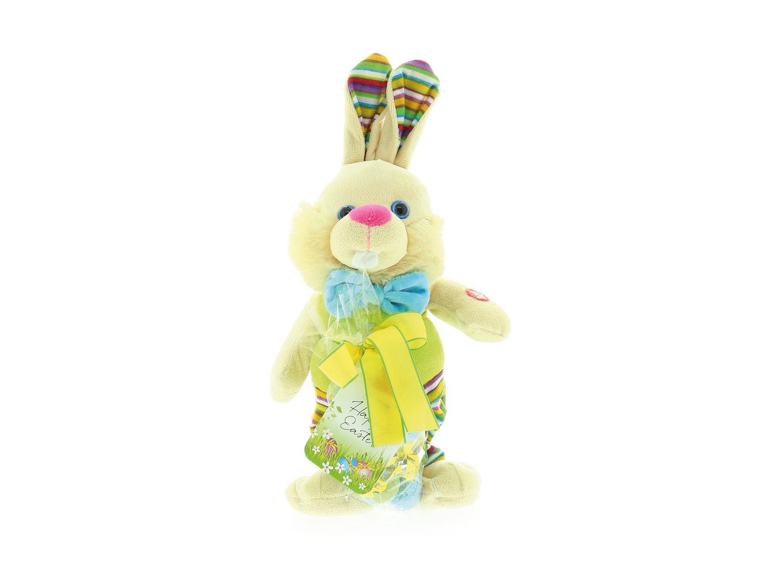 Peluche musicale et dansante , le prix 12.99 €
- Lapin ou poussin
- Avec chocolats ...