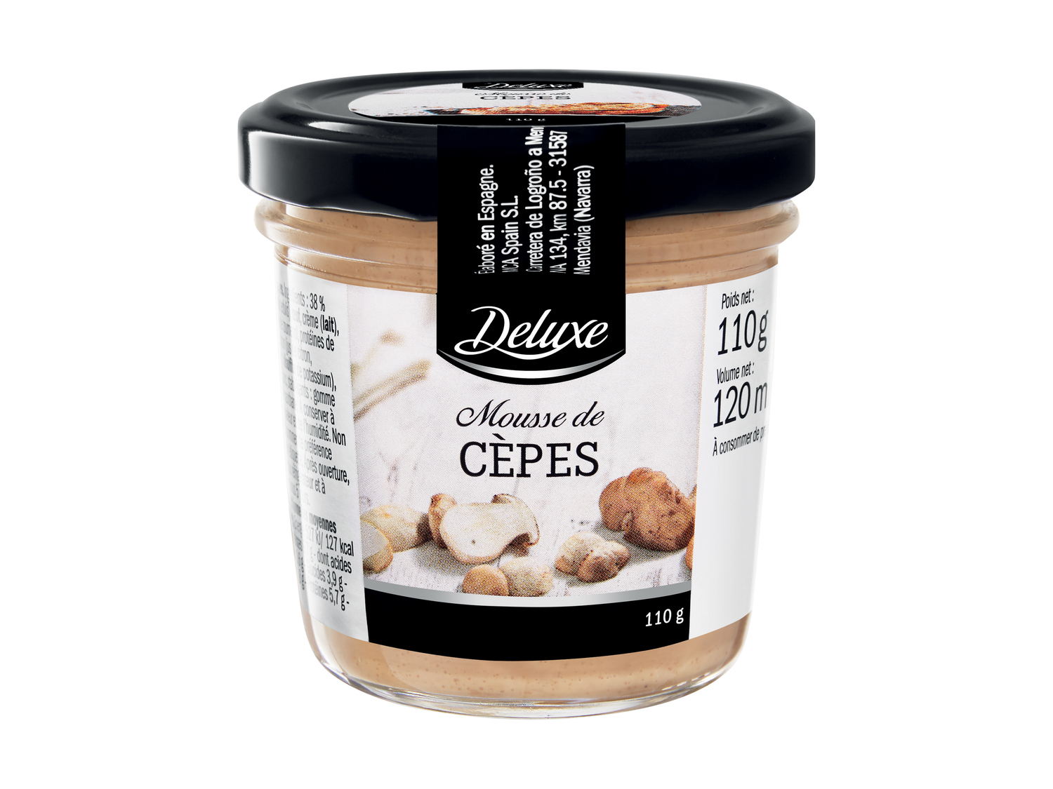 Mousse à tartiner , le prix 1.29 €
- Au choix : thon blanc, cèpes ou tourteau ...
