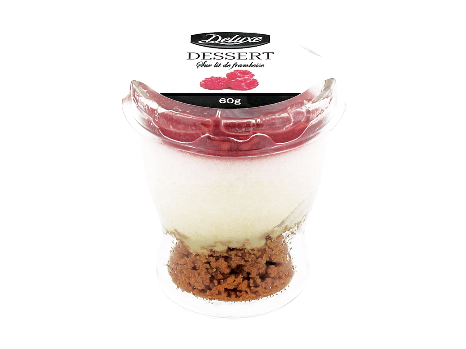 Dessert fruité au spéculoos , le prix 0.89 €
- Au choix : mangue, framboise ...