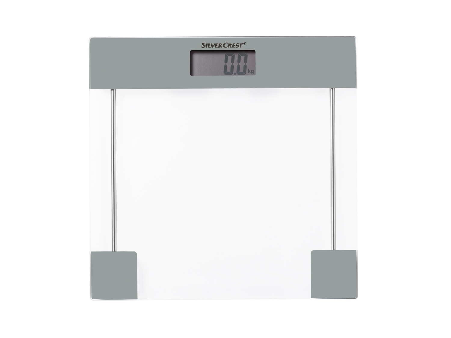 Pèse-personne en verre Silvercrest, le prix 7.99 €
- FONCTION « STEP ON » ...