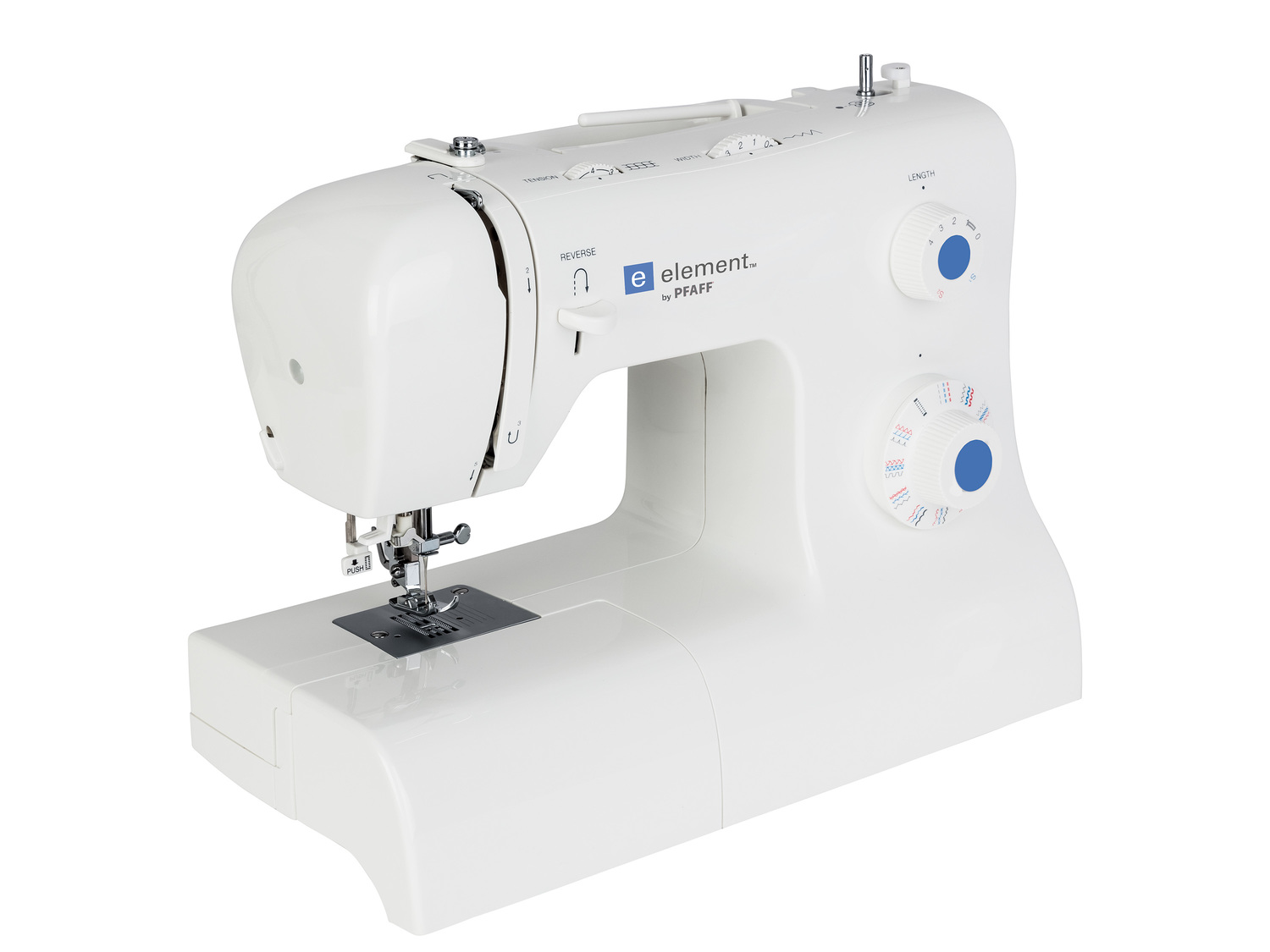 Machine à coudre Element by Pfaff 1070, le prix 79.00 €
- Réglage de la tension
- ...