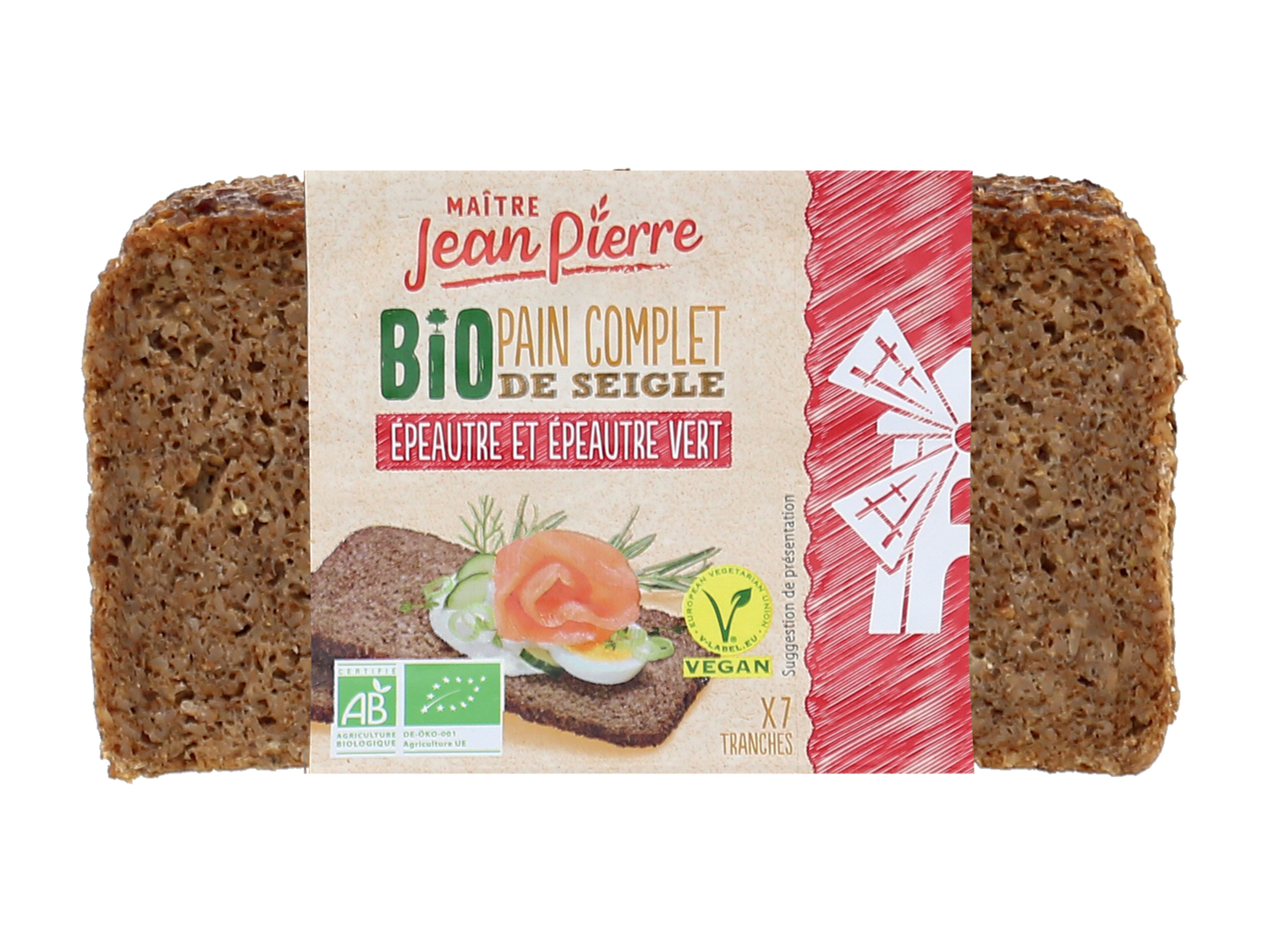 Pain de seigle complet Bio aux céréales chez , le prix 1.75 €
- Au choix : ...