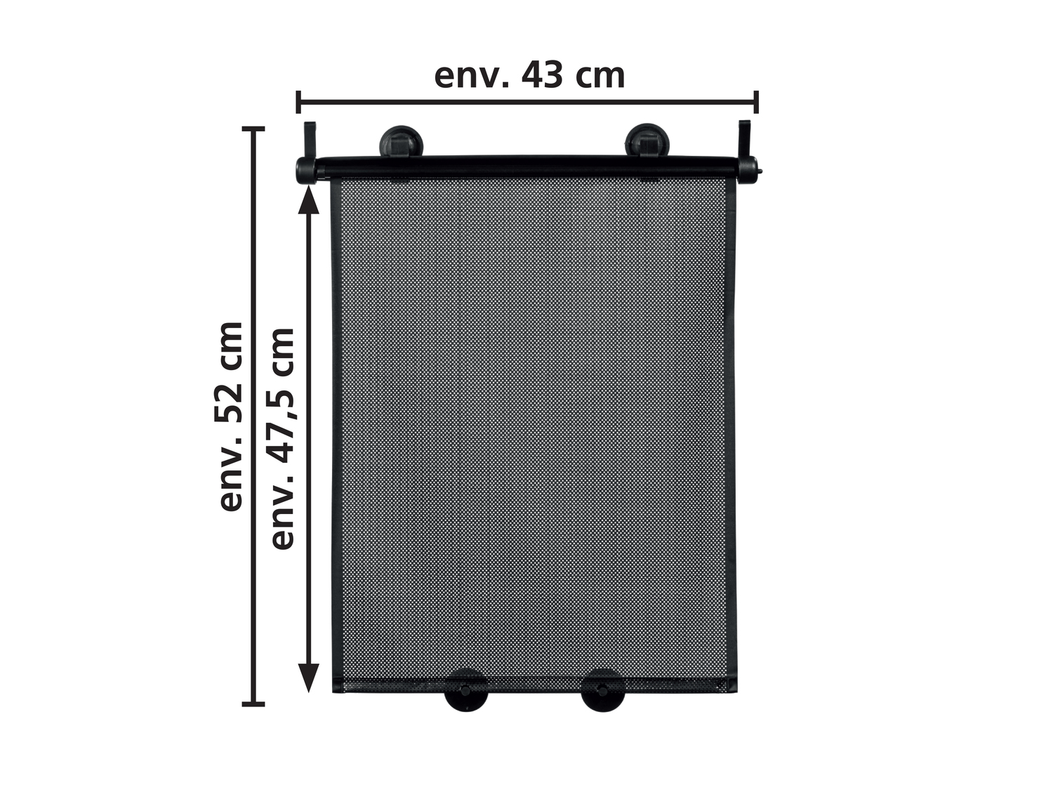 Rideaux enrouleurs ou housses pare-soleil , le prix 4.99 €
- Lot de 2
- Au ...