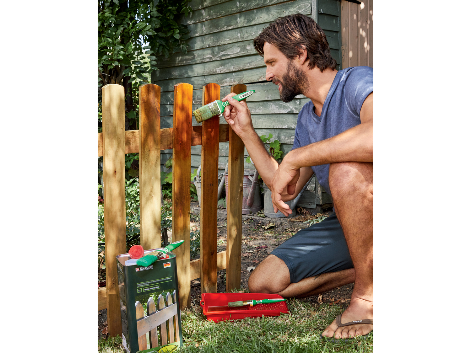 Pinceaux plats , le prix 4.99 €
- 6 pièces
- Adaptés pour les lasures, les ...