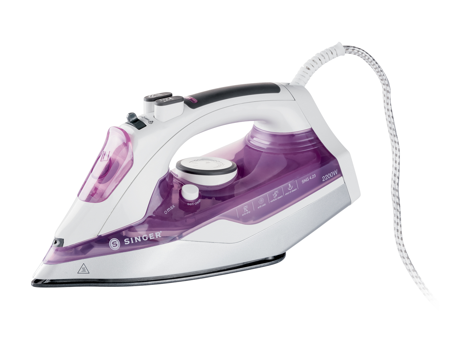 Fer à repasser à vapeur Singer, Pfaff SNG 4.23 , le prix 16.99 €
- 2 200 W
- ...