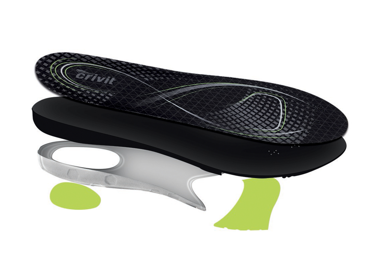 Semelles de running Crivit, le prix 3.99 €
- Du 36/37 au 44/45 selon modèle
- ...