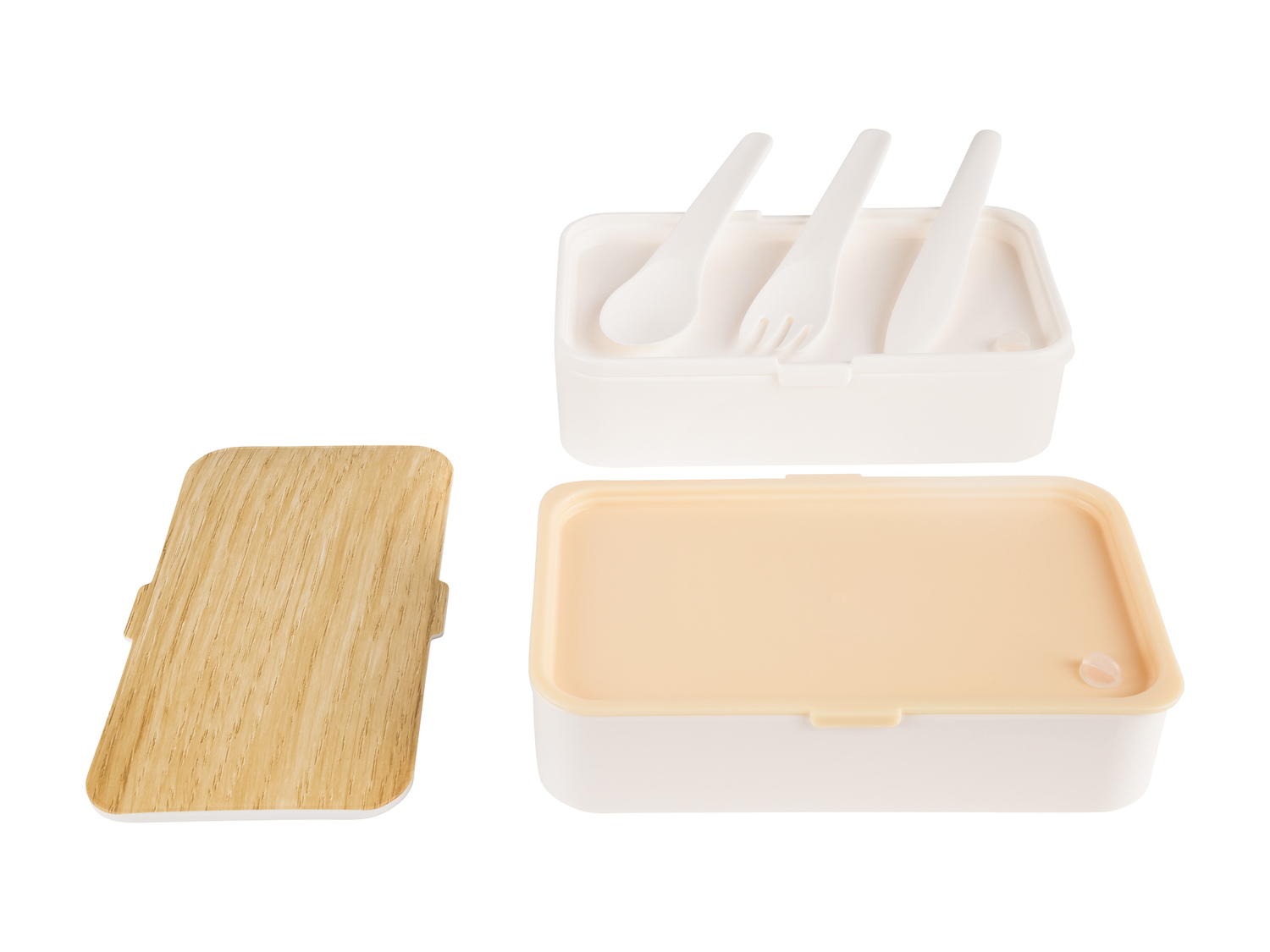Boîte repas , le prix 6.99 €
- Env. 2 x 500 ml
- 3 couverts en plastique inclus ...