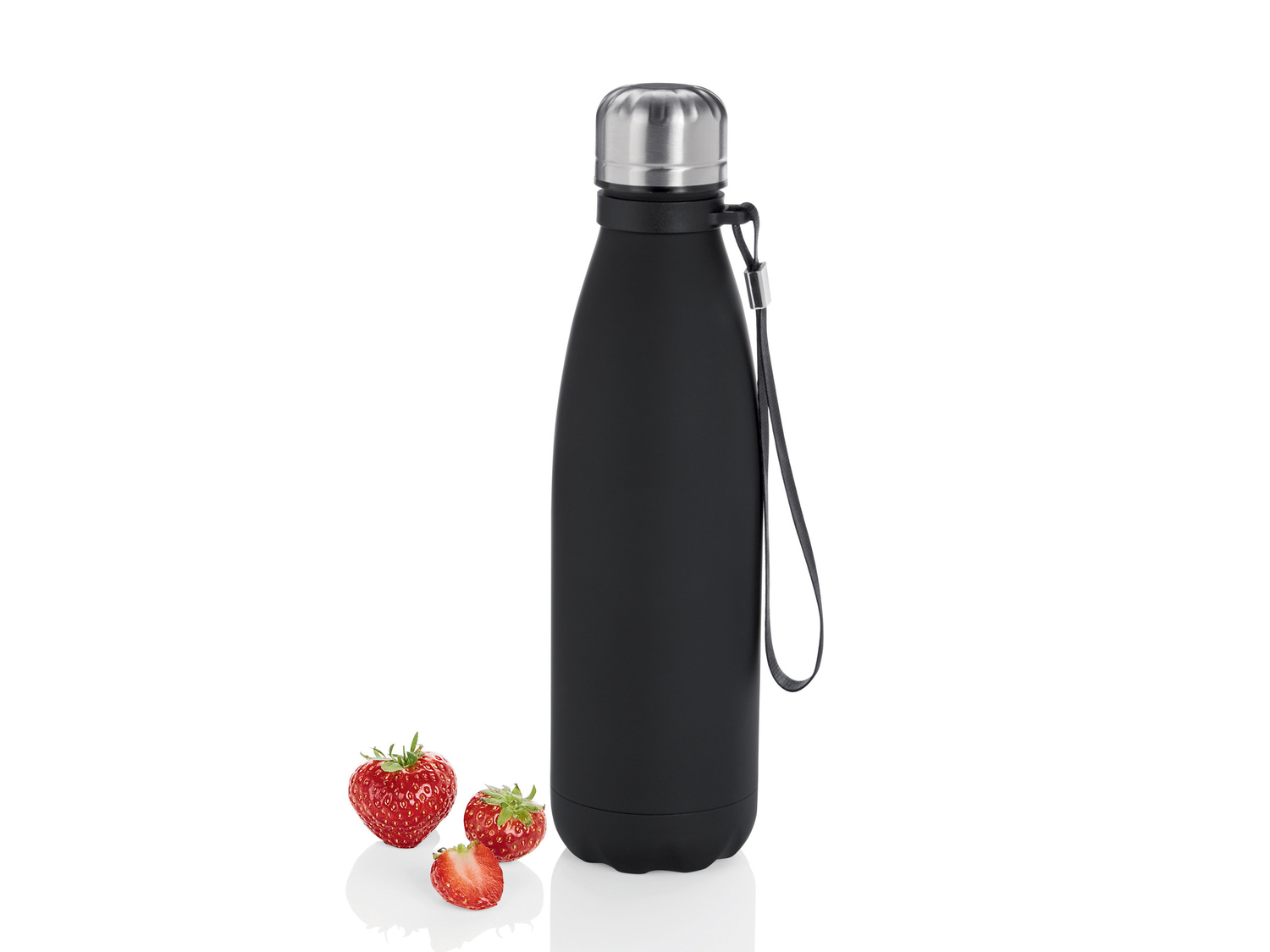Bouteille isotherme , le prix 4.99 €
- Hauteur env. 26 cm
- Env. 500 ml
- ...