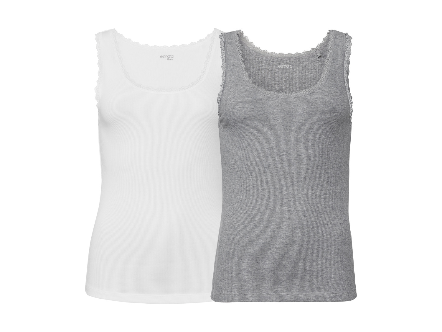Débardeurs côtelés , le prix 5.99 €
- Du S au XL selon modèle.
- Ex. 95 ...