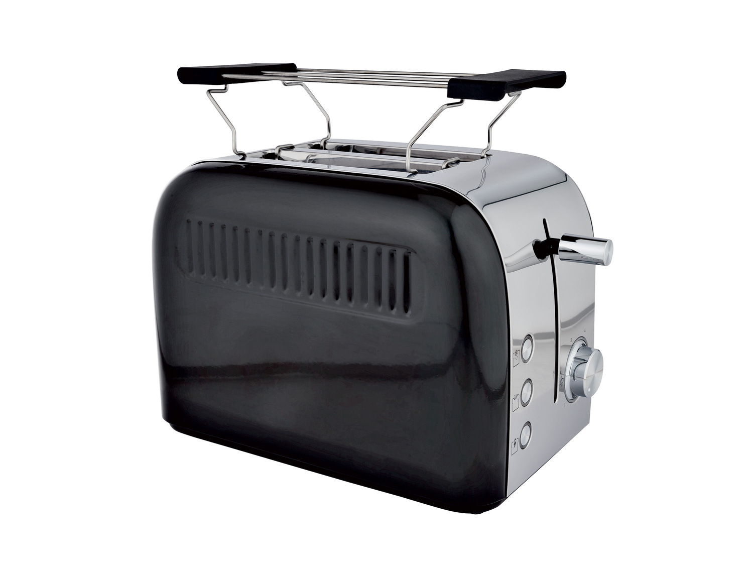 Grille-pain , le prix 19.99 €
- 920 W
- En acier inoxydable poli et 2 côtés ...