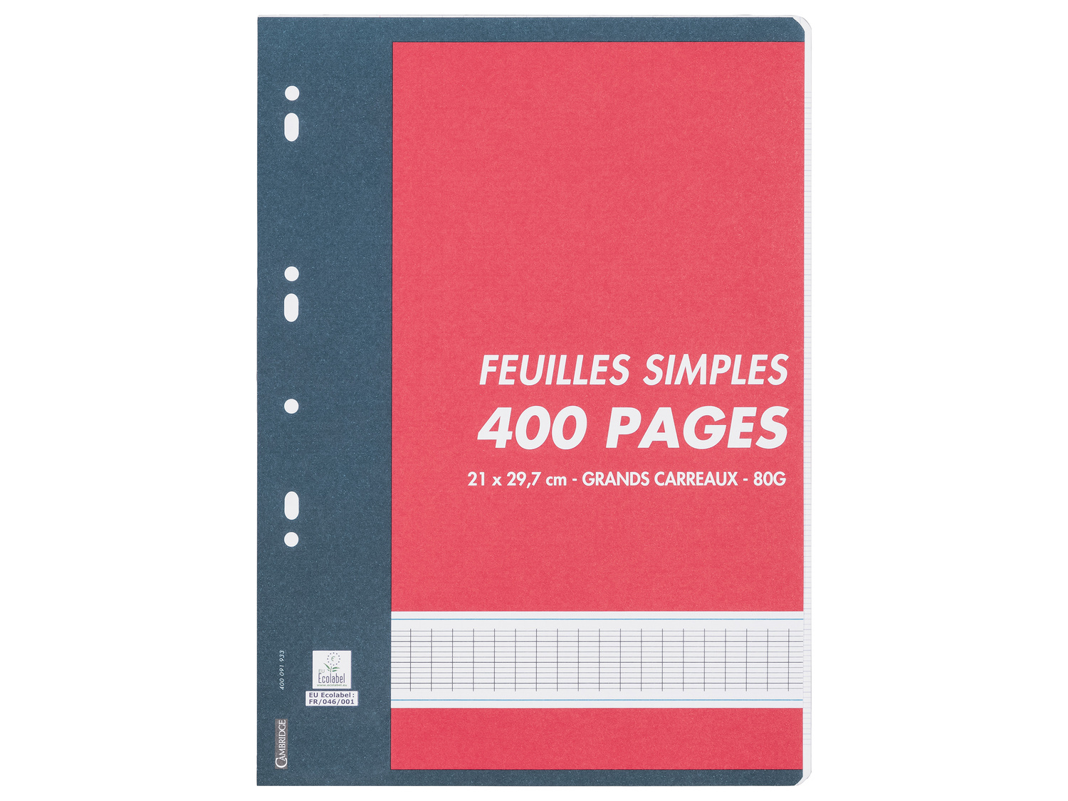Copies doubles perforées ou feuilles simples , le prix 1.49 €
- 400 pages
- ...