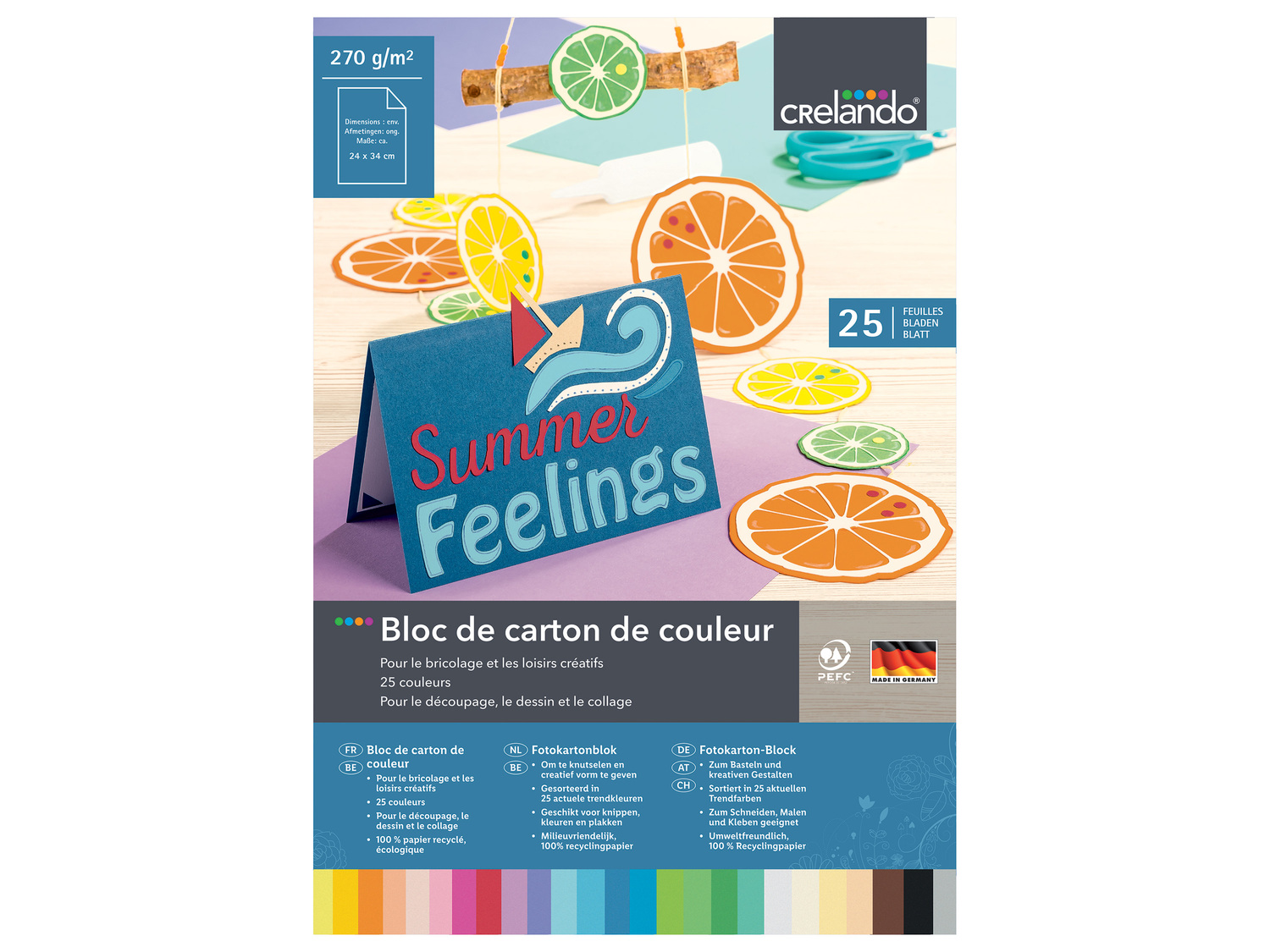 Bloc de carton ou papier de couleur , le prix 2.49 €
- 25 couleurs
- ...