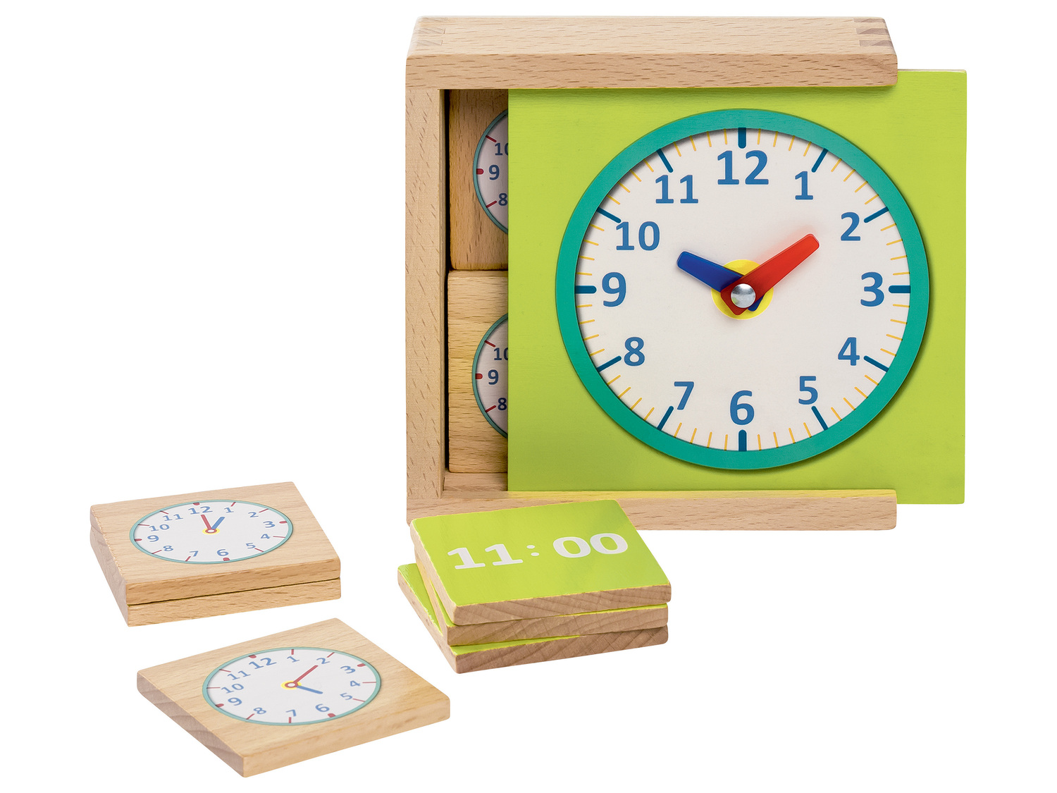 Boîte d’apprentissage en bois , le prix 3.99 €
Au choix :
- Heure : à ...