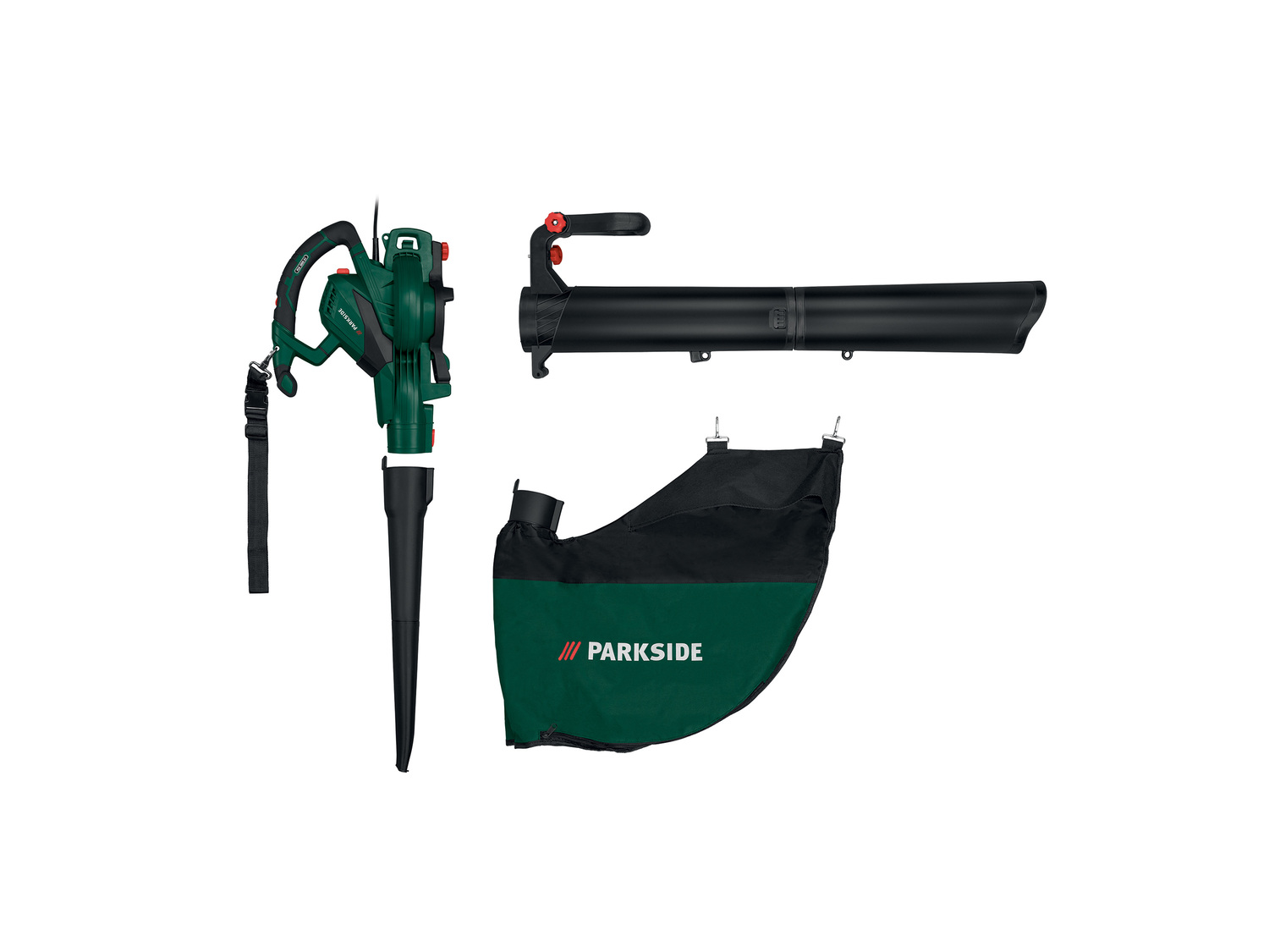 Aspirateur souffleur broyeur électrique , le prix 39.99 €
- 3 en 1 : Soufflerie, ...