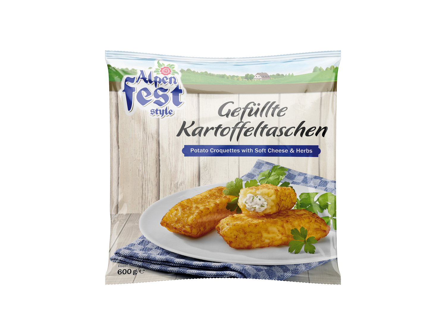Croquettes de pomme de terre farcies , le prix 1.69 €
- Au choix : épinard-mozzarella ...