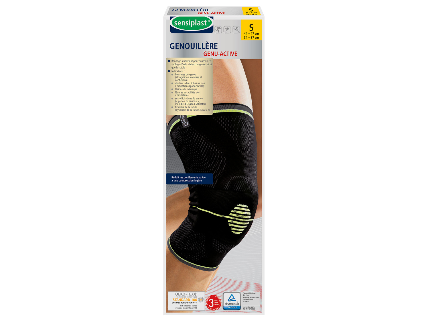 Chevillère ou genouillère , le prix 7.99 €
- Réduit les gonflements grâce ...