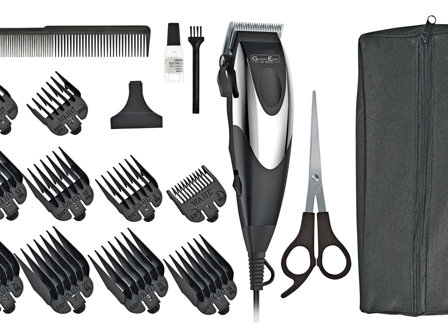Tondeuse à cheveux Groom Ease by Wahl, le prix 16.99 €
- 9 W
- Tête de coupe ...