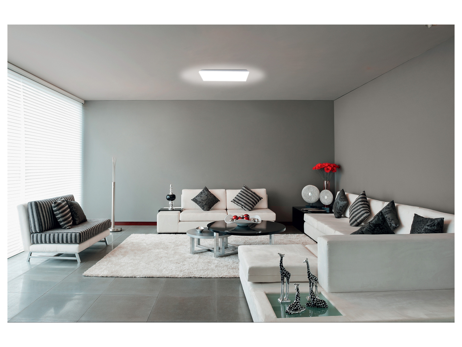 Panneau à LED , le prix 28.99 €
- Applique murale : Env. 45 x 45 x 7,5 cm (L ...