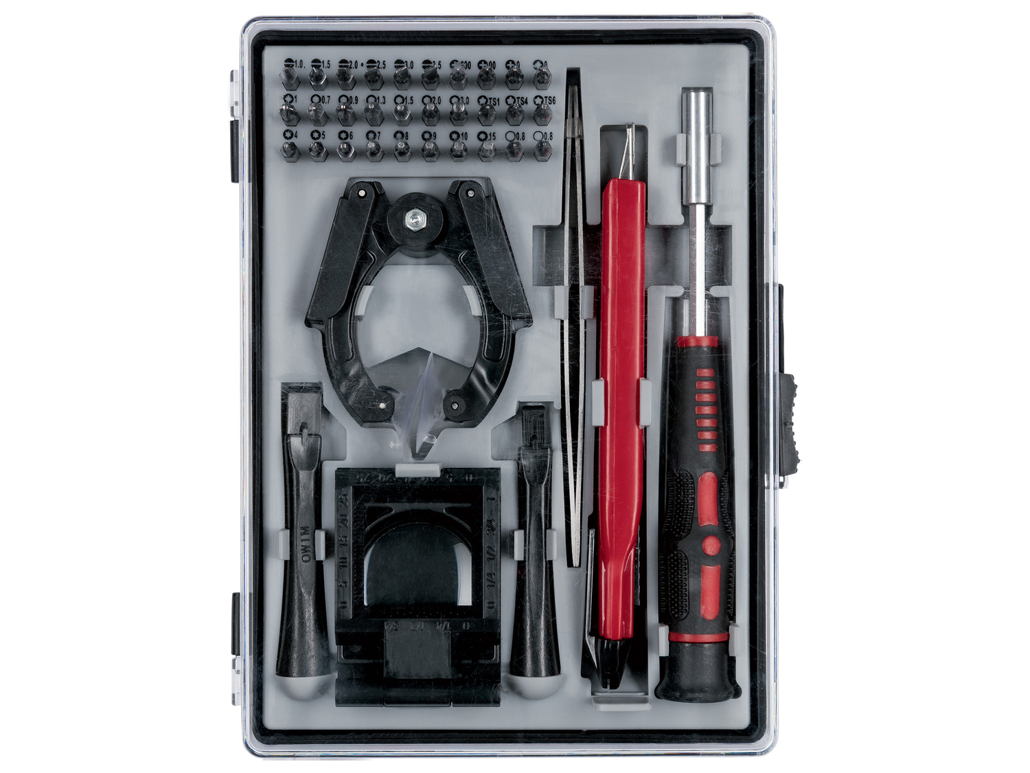 Outils de précision , le prix 6.99 €
Au choix :
- Set de 35 dont 1 mini-pince ...