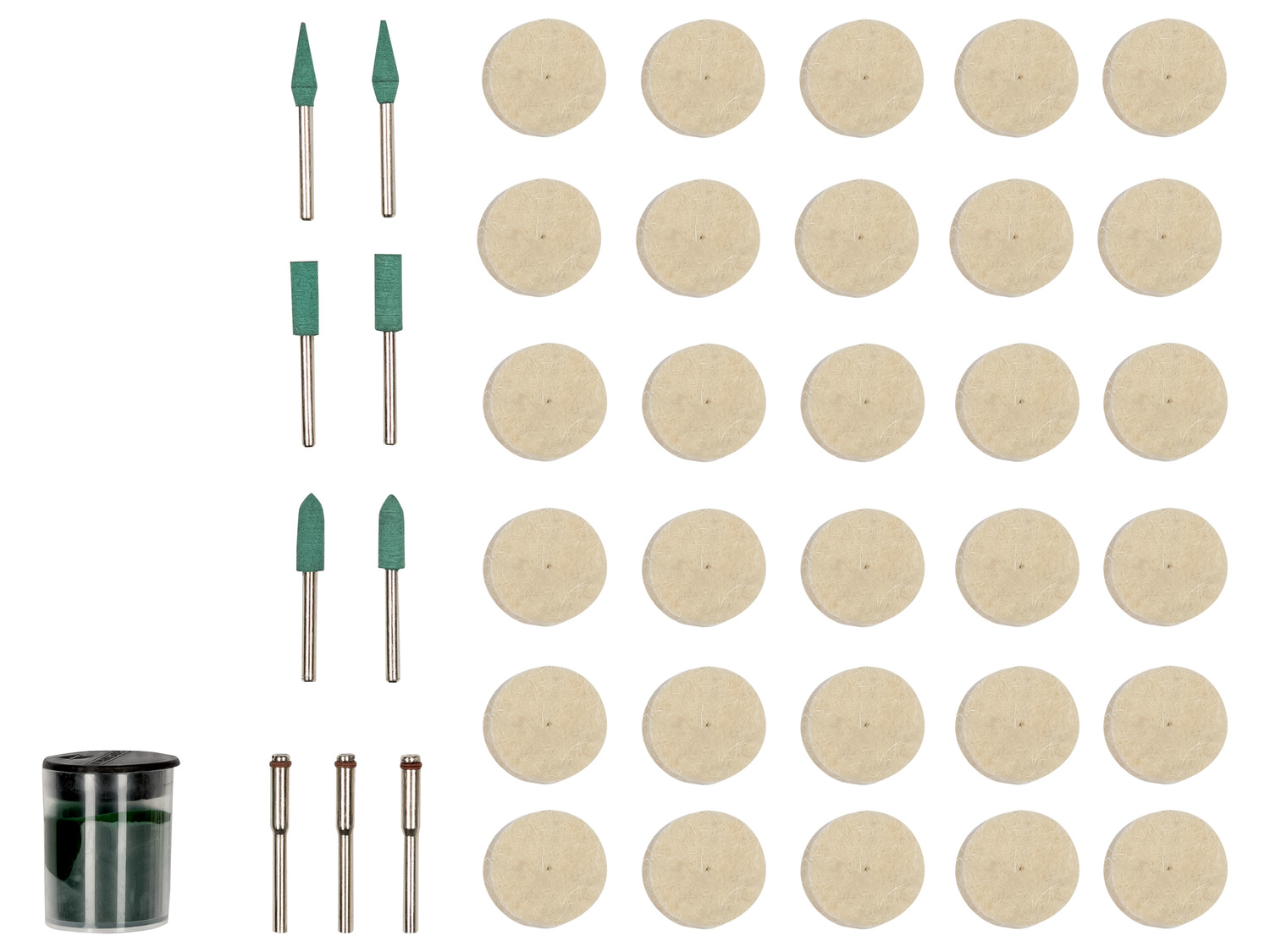 Accessoires pour mini-outil multifonction , le prix 2.99 €
Au choix :
- Brosses ...