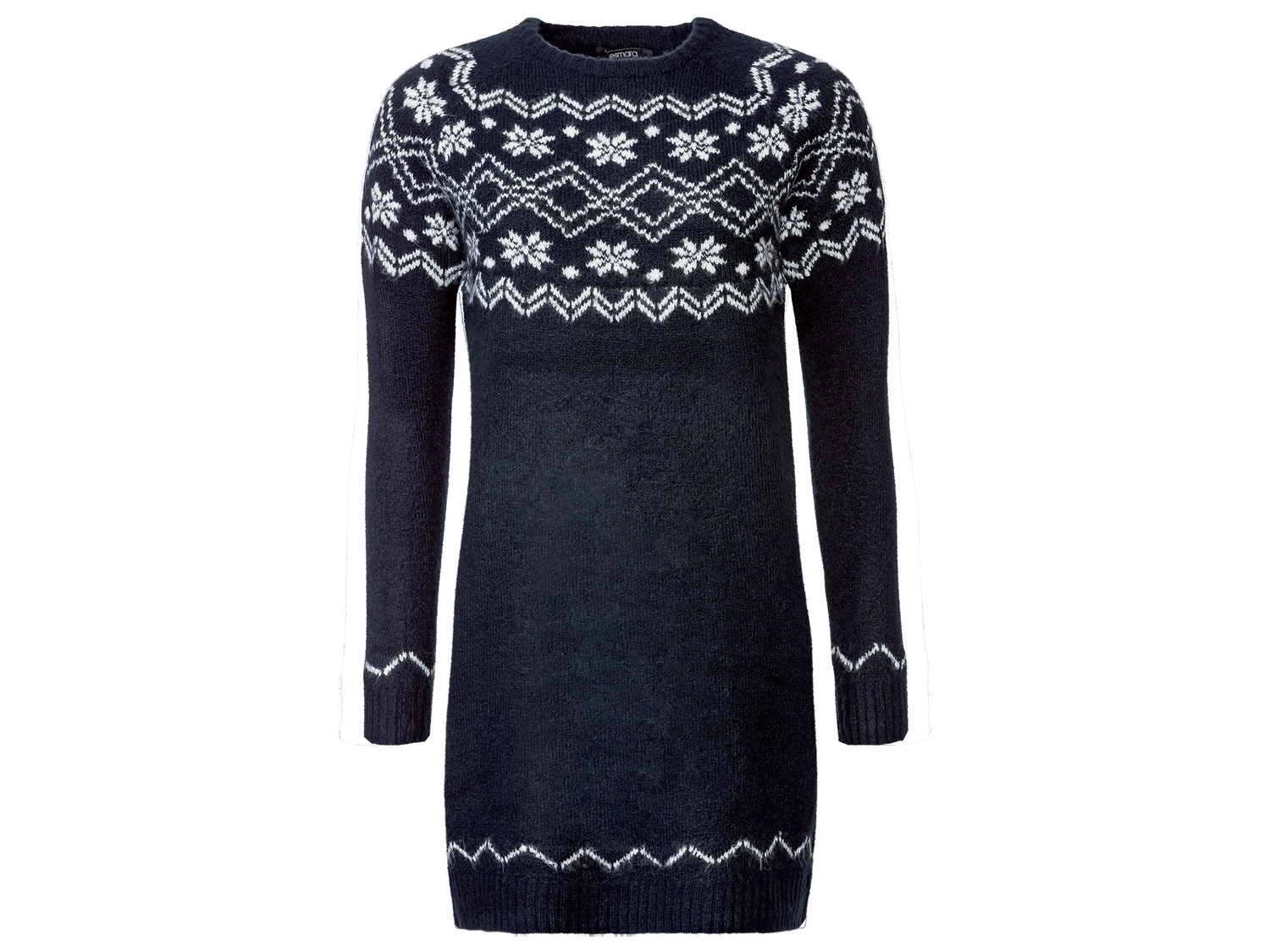 Robe pull , le prix 11.99 €
- Du S au XL selon modèle.
- Ex. 82 % acrylique, ...