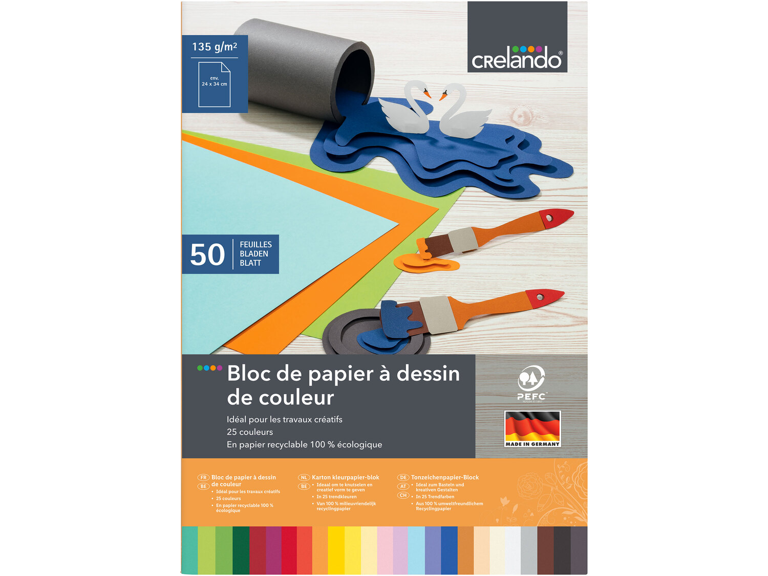 Bloc de carton ou papier de couleur , le prix 1.99 €
Au choix :
- Maxi-bloc ...