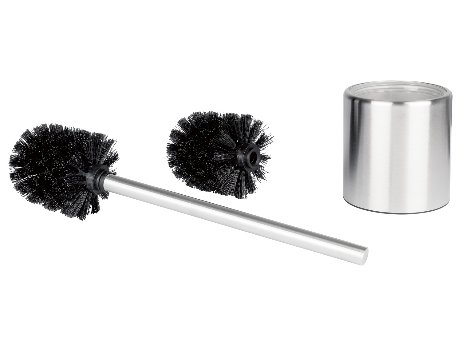 Brosse et porte-brosse WC , le prix 4.99 €
- Tête de brosse de rechange incluse
- ...