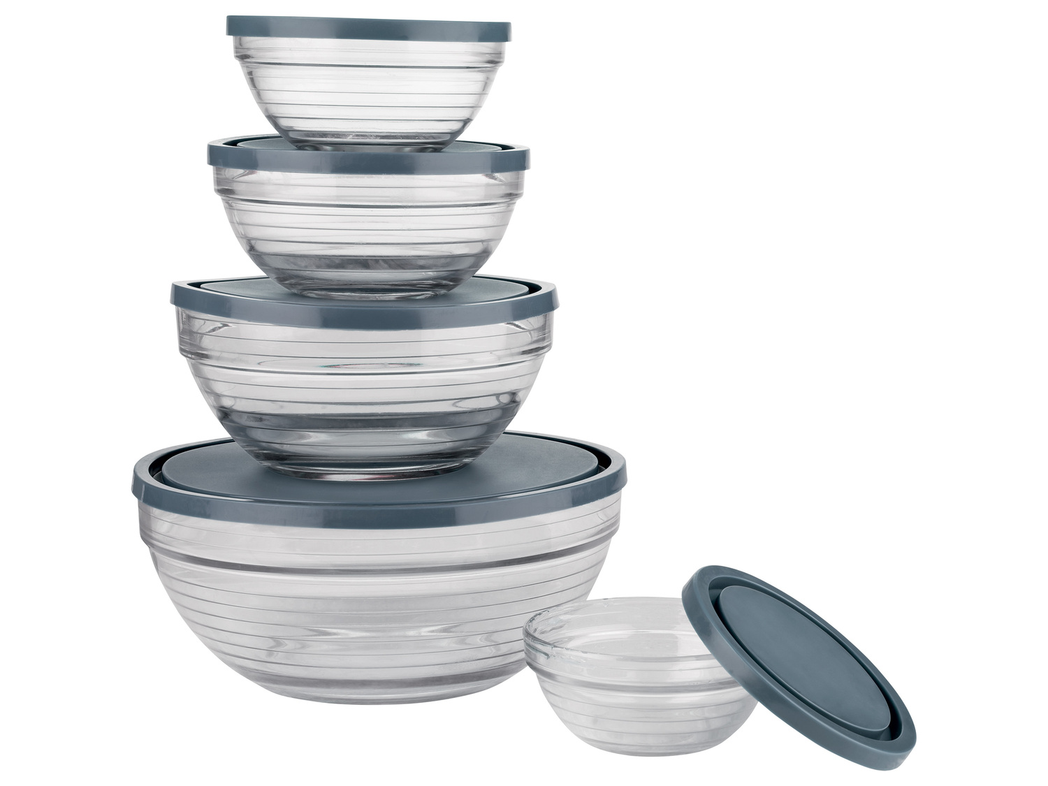 Boîtes de conservation en verre , le prix 9.99 €
- Set de 5 : Env. 2,32 ...
