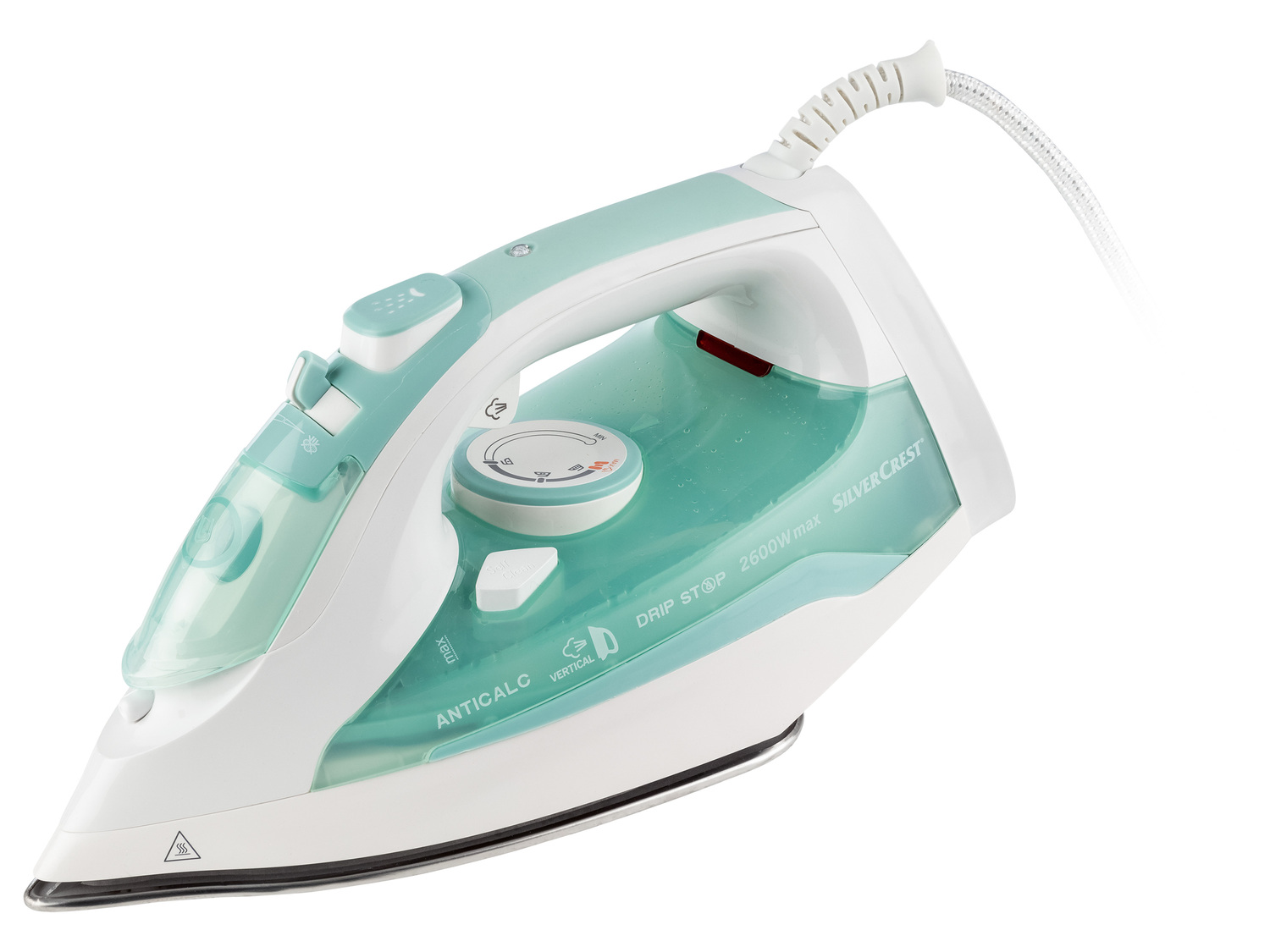 Fer à repasser vapeur , le prix 17.99 €
- Env. 2 200 / 2 600 W
- Cordon rotatif ...