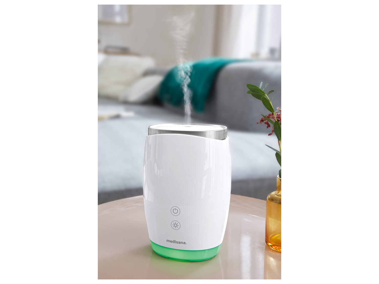 Diffuseur de parfum à ultrasons Medisana, le prix 19.99 €
- Pulvérisation ...