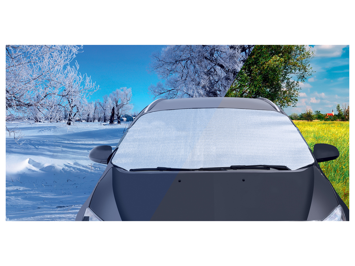 Protège pare-brise isotherme , le prix 2.49 €
- Revêtement en aluminium et ...