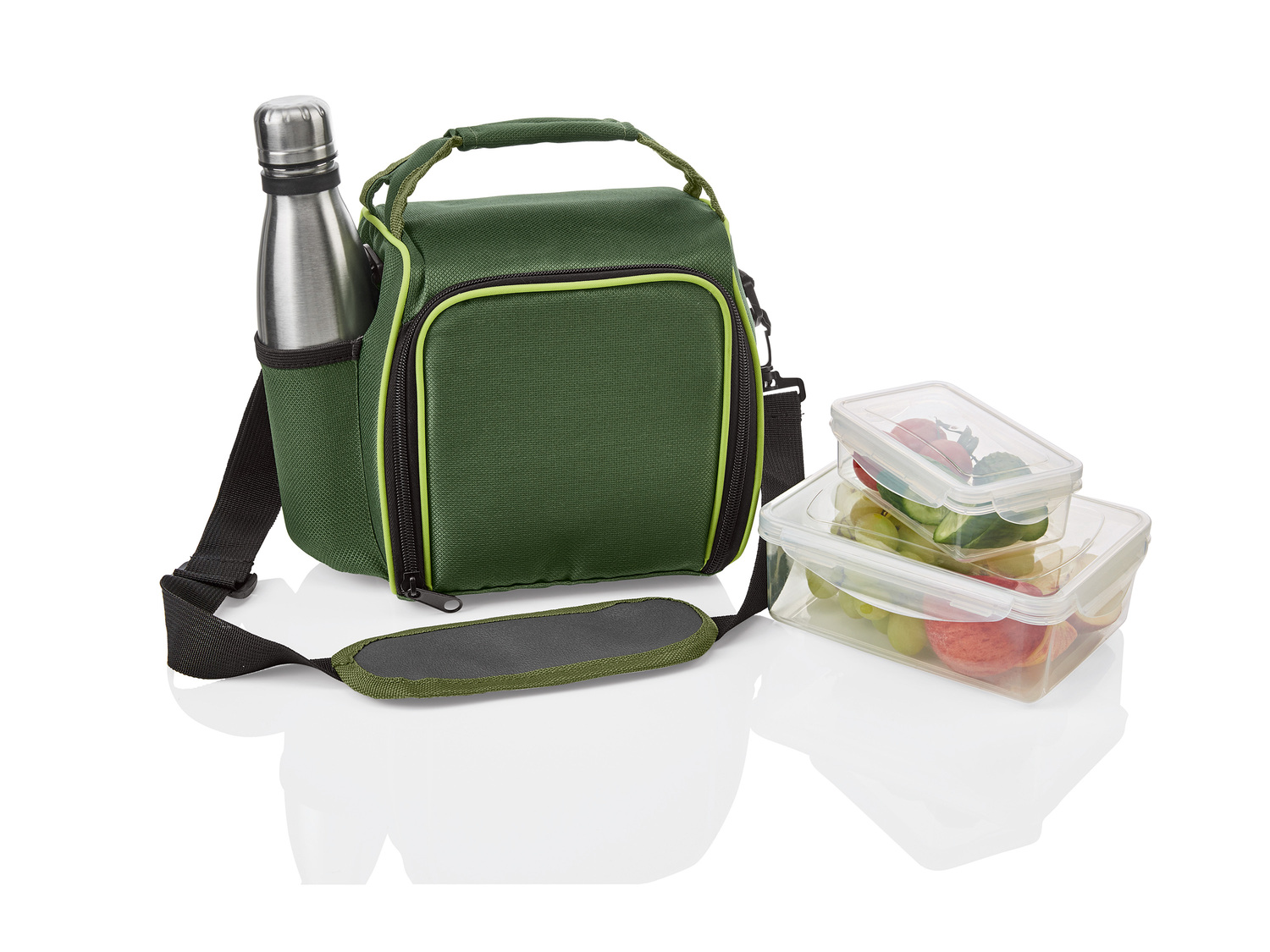 Sac isotherme avec boîtes repas , le prix 8.99 €
- Env. 20,5 x 20 x 18 cm (l ...