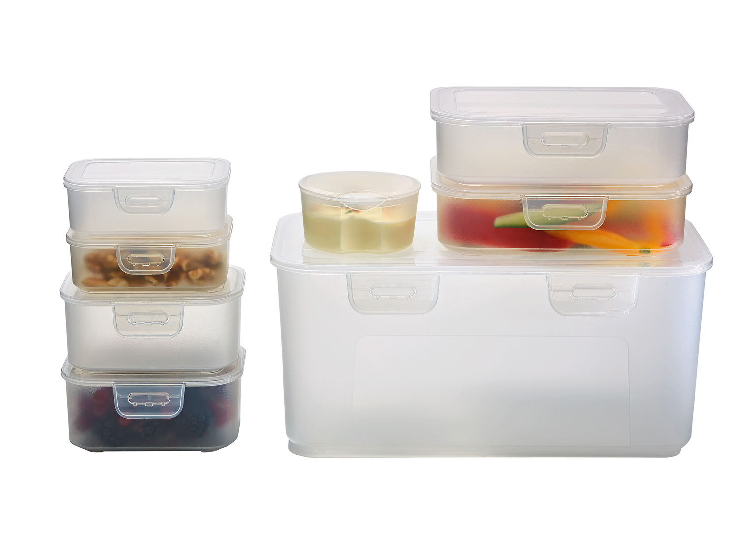 Boîtes repas , le prix 4.99 €
- Set de 8 : 2 x env. 180 ml, 2 x env. 350 ...