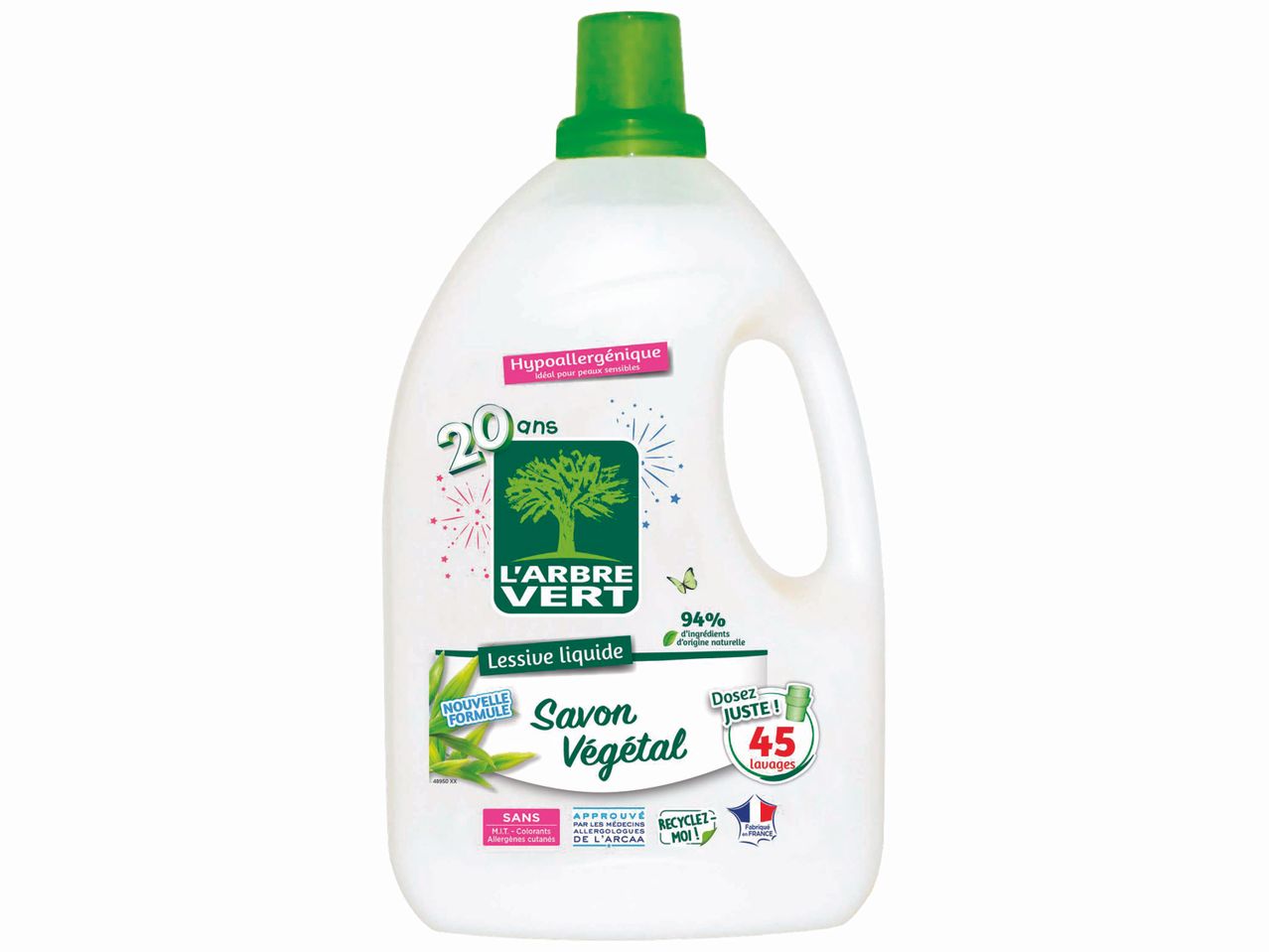 L'Arbre vert lessive liquide savon , prezzo 6.85 EUR