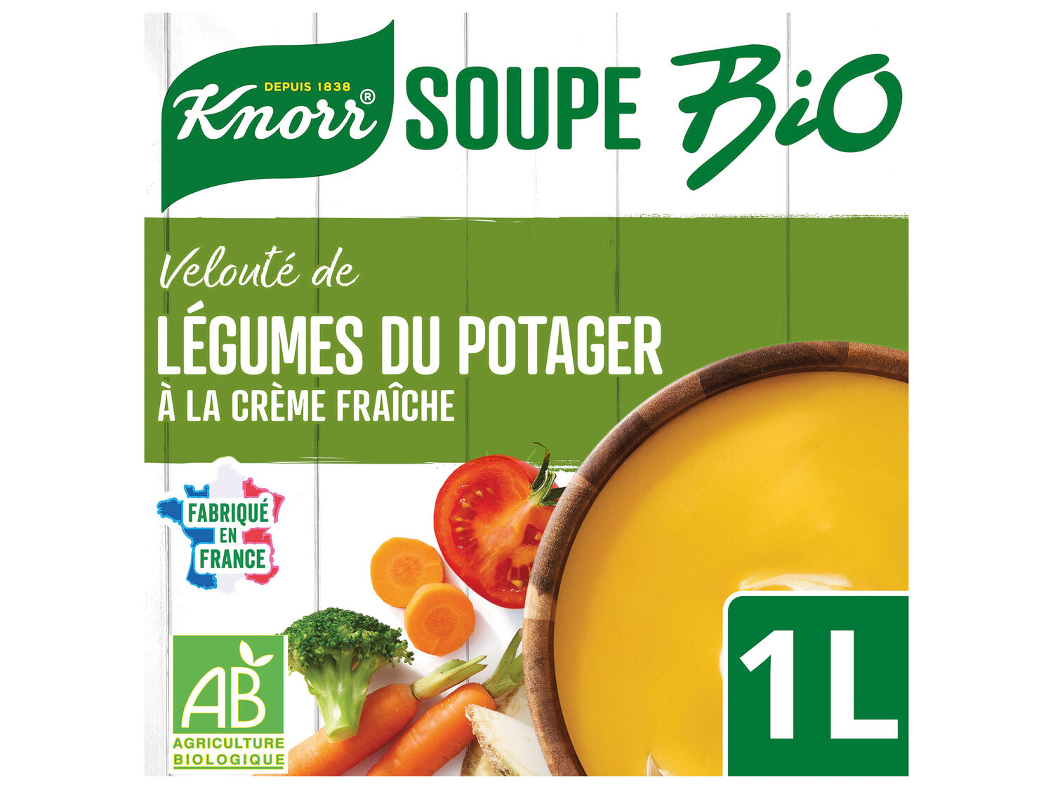 Knorr mouliné ou velouté Bio , le prix 1.97 €
- La brique de 1 L : 2,82 € ...