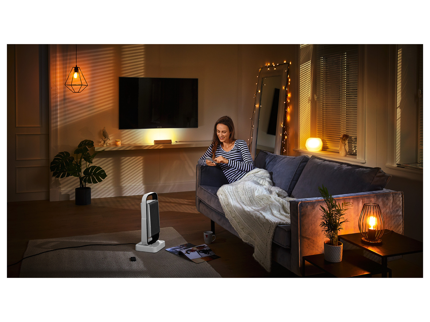 Radiateur soufflant céramique Wi-Fi , le prix 39.99 €
- Env. 21 x 50 x 21 cm
- ...