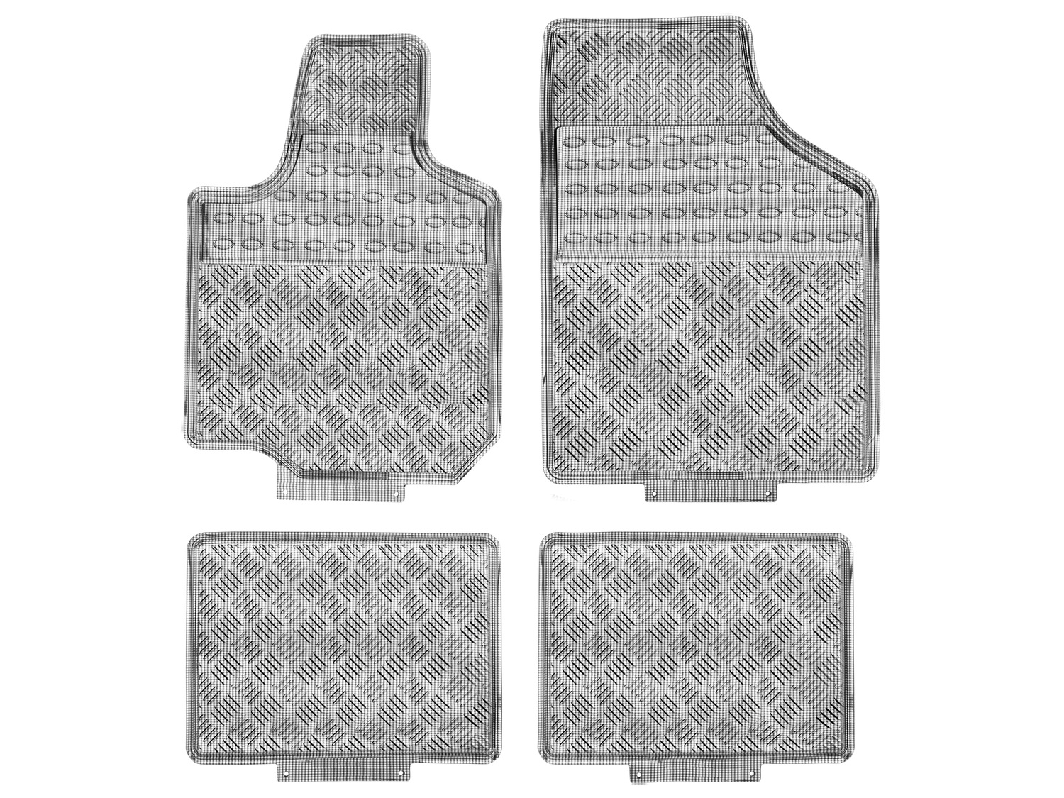 Tapis de voiture , le prix 11.99 €
- Set de 4
- Dessous avec picots antidérapant
Caractéristiques
- ...