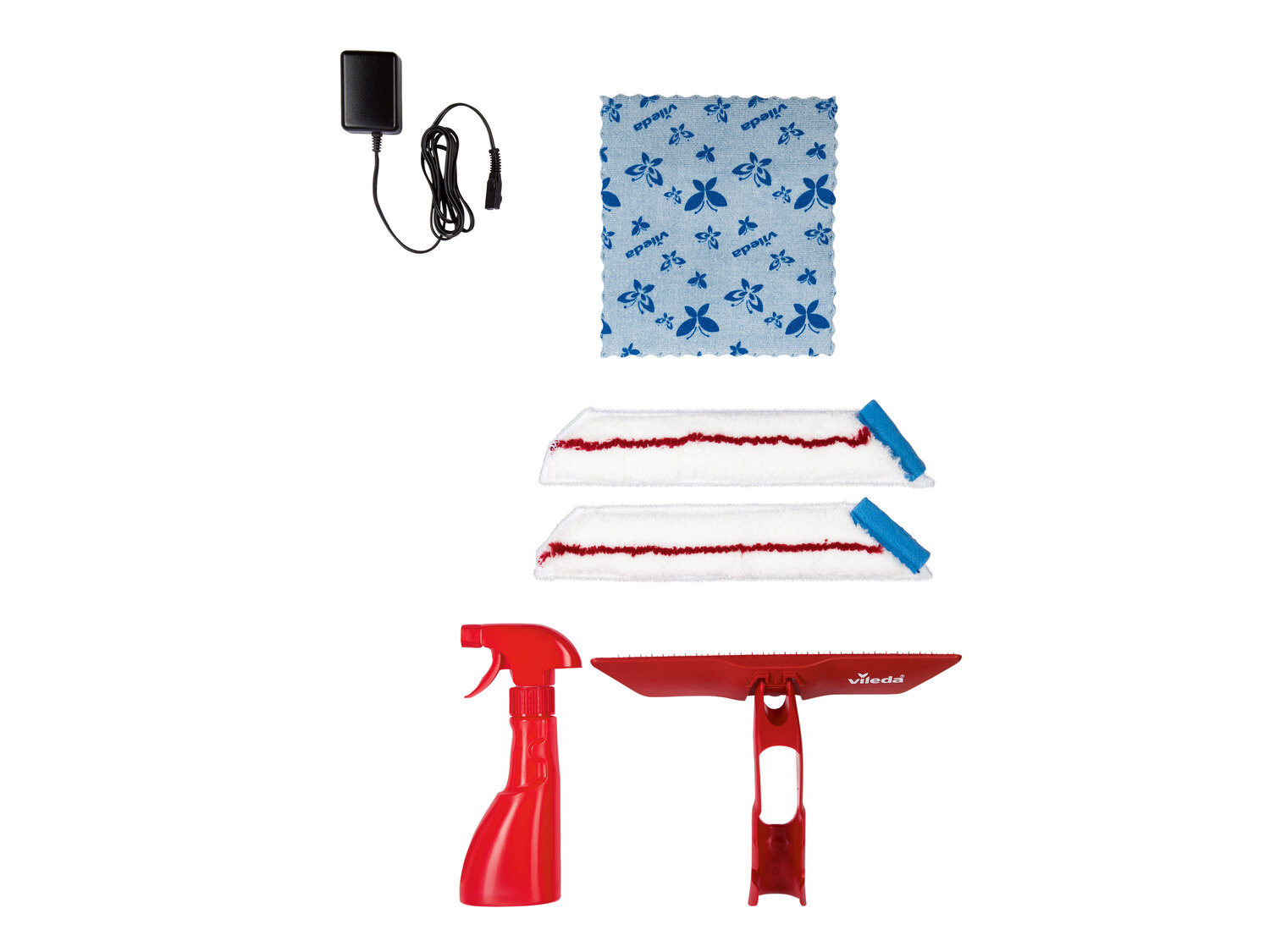 Nettoyeur de vitres Vileda, le prix 39.99 €
- Env. 20 x 17 cm, aspire l'eau ...