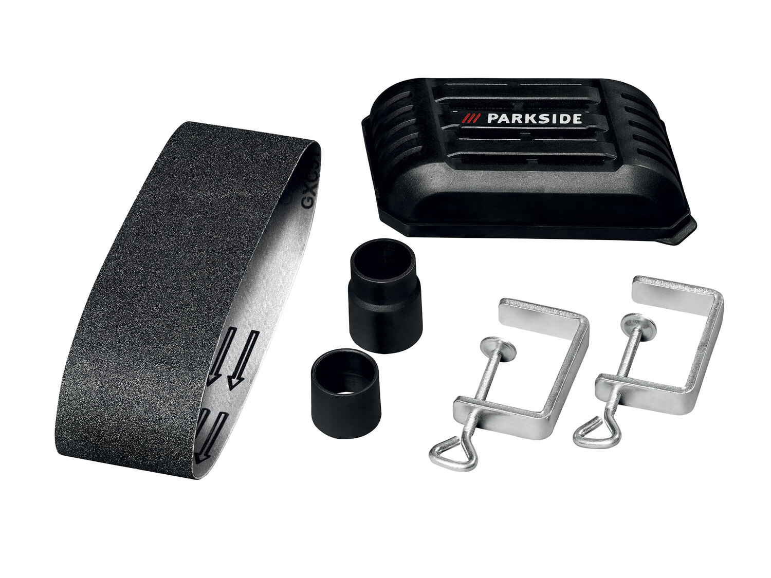 Ponceuse à bande Parkside PBS900C3, le prix 44.99 €
- Déroulement de la bande ...