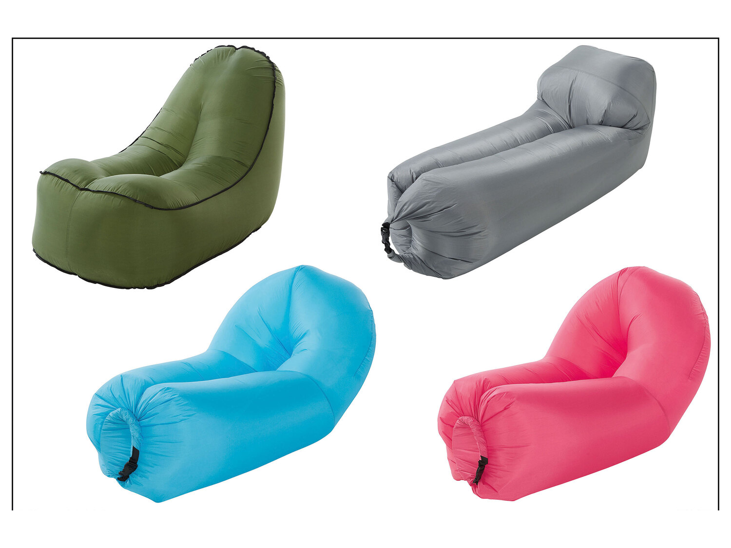 Air Lounge , le prix 16.99 €
- Max. 180 x 90 x 85 cm
- Ex. 100 % polyester
- ...