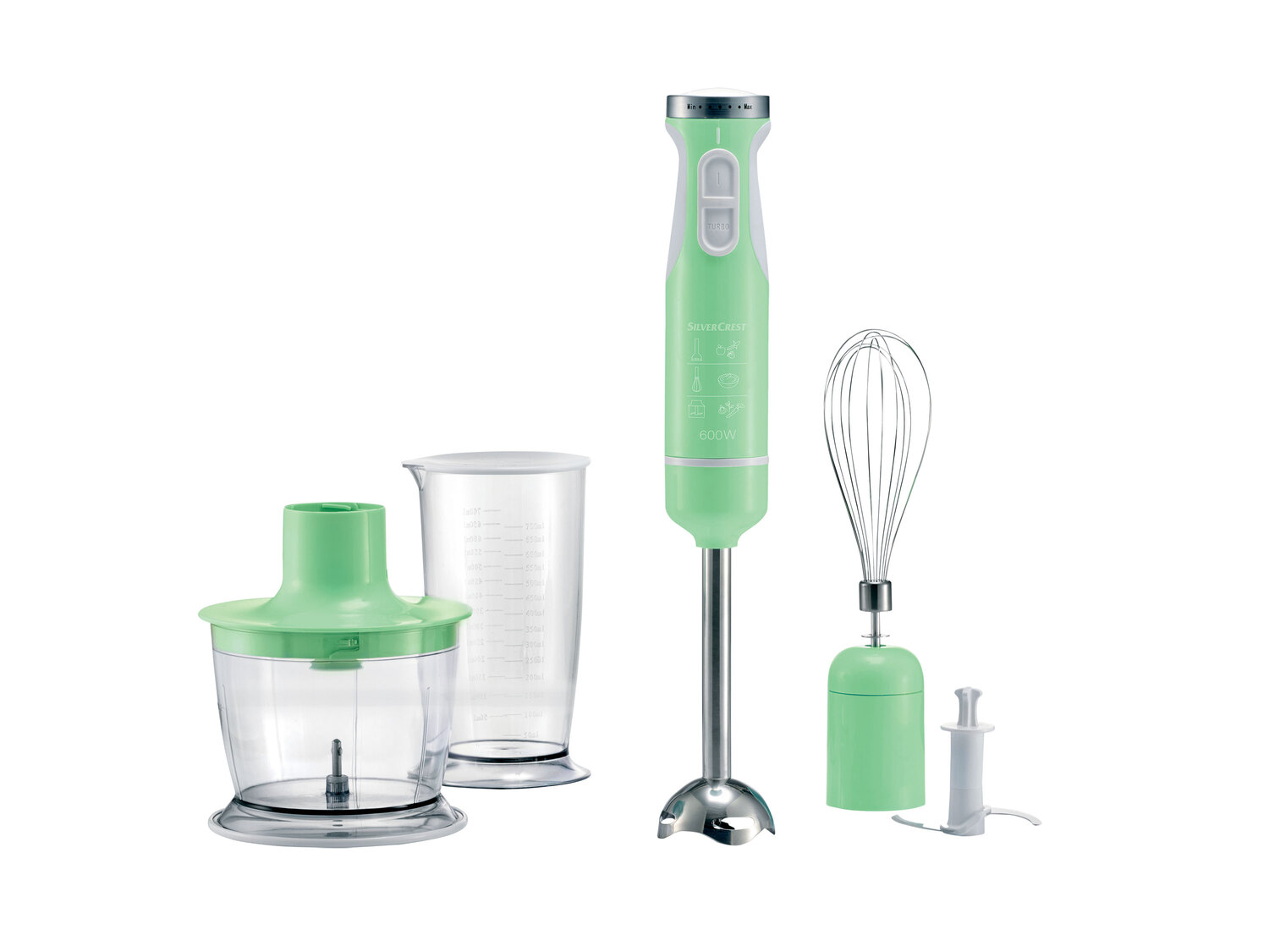 Mixeur plongeant , le prix 19.99 €
- Env. 600 W
- 3 en 1 : pour mélanger, ...