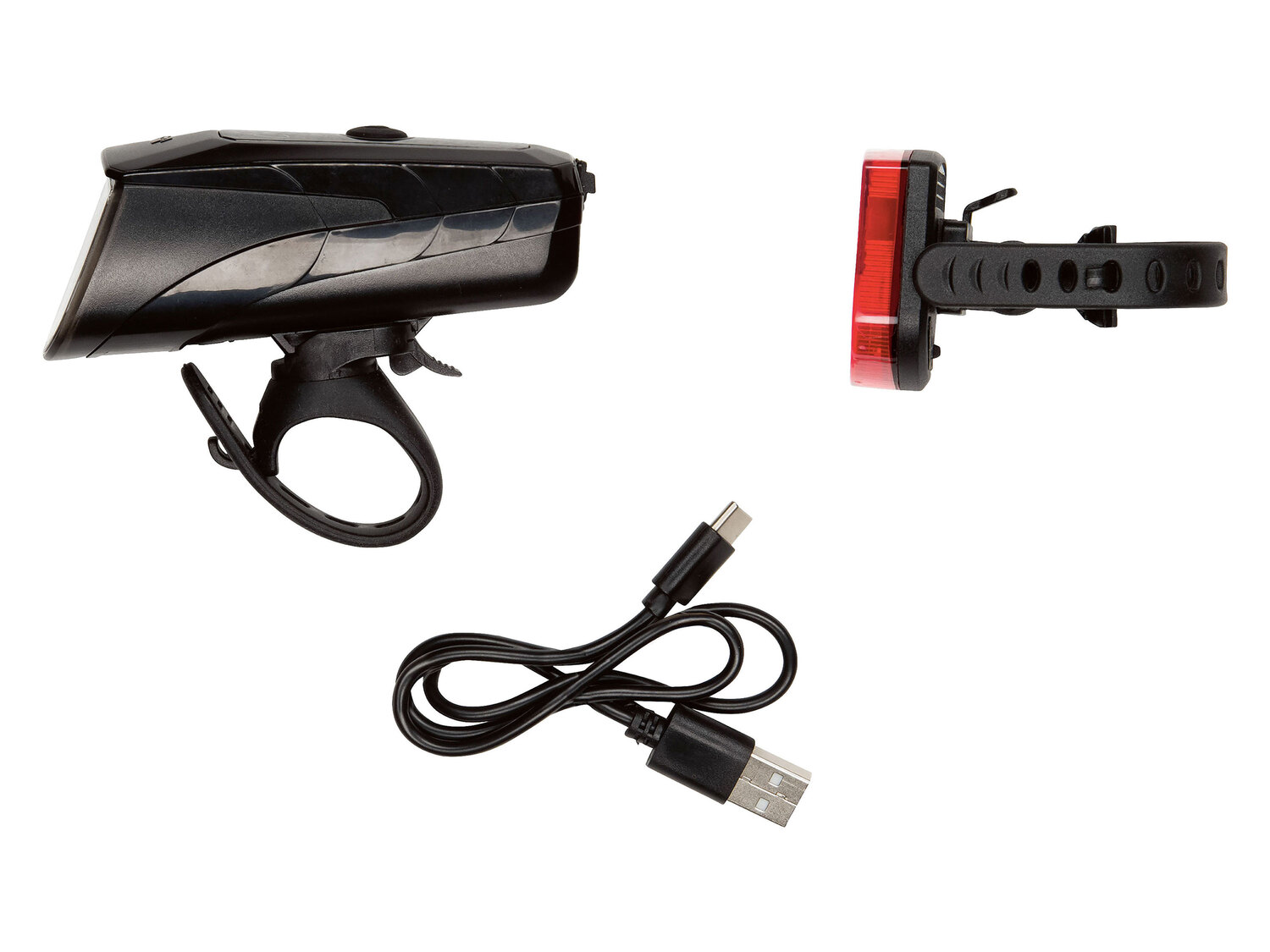 Éclairage à LED pour vélo , le prix 14.99 € 
- Le set : Feu avant, avec batterie ...