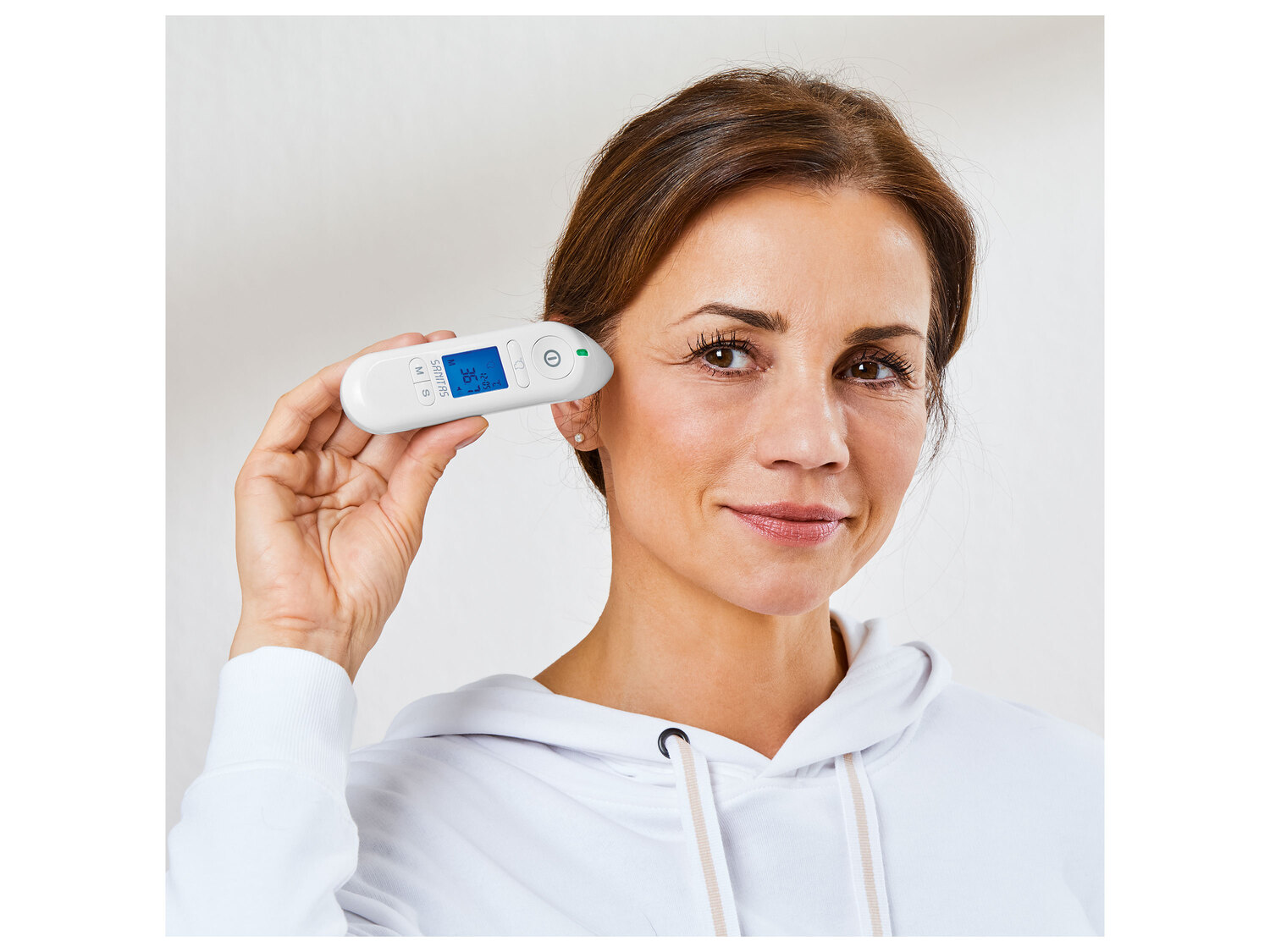 Thermomètre multifonction Sanitas, le prix 12.99 €
- 1. thermomètre auriculaire
- ...