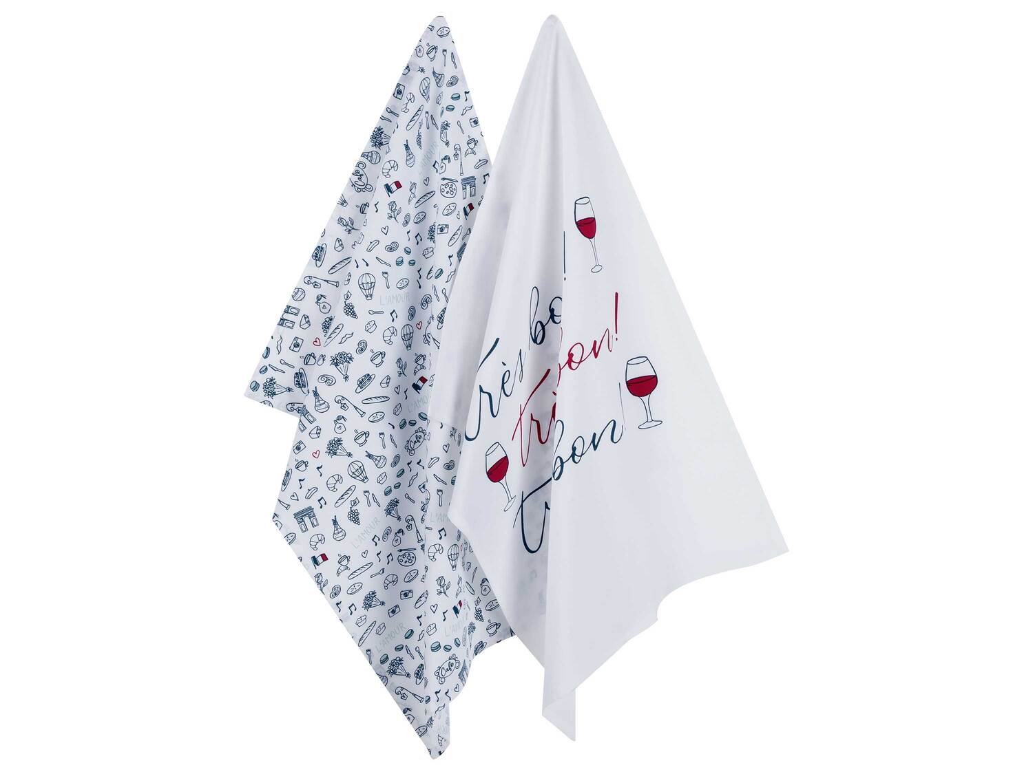 Torchons , le prix 2.99 €
- 100 % coton
- Env. 50 x 70 cm
- Lot de 2
- ...