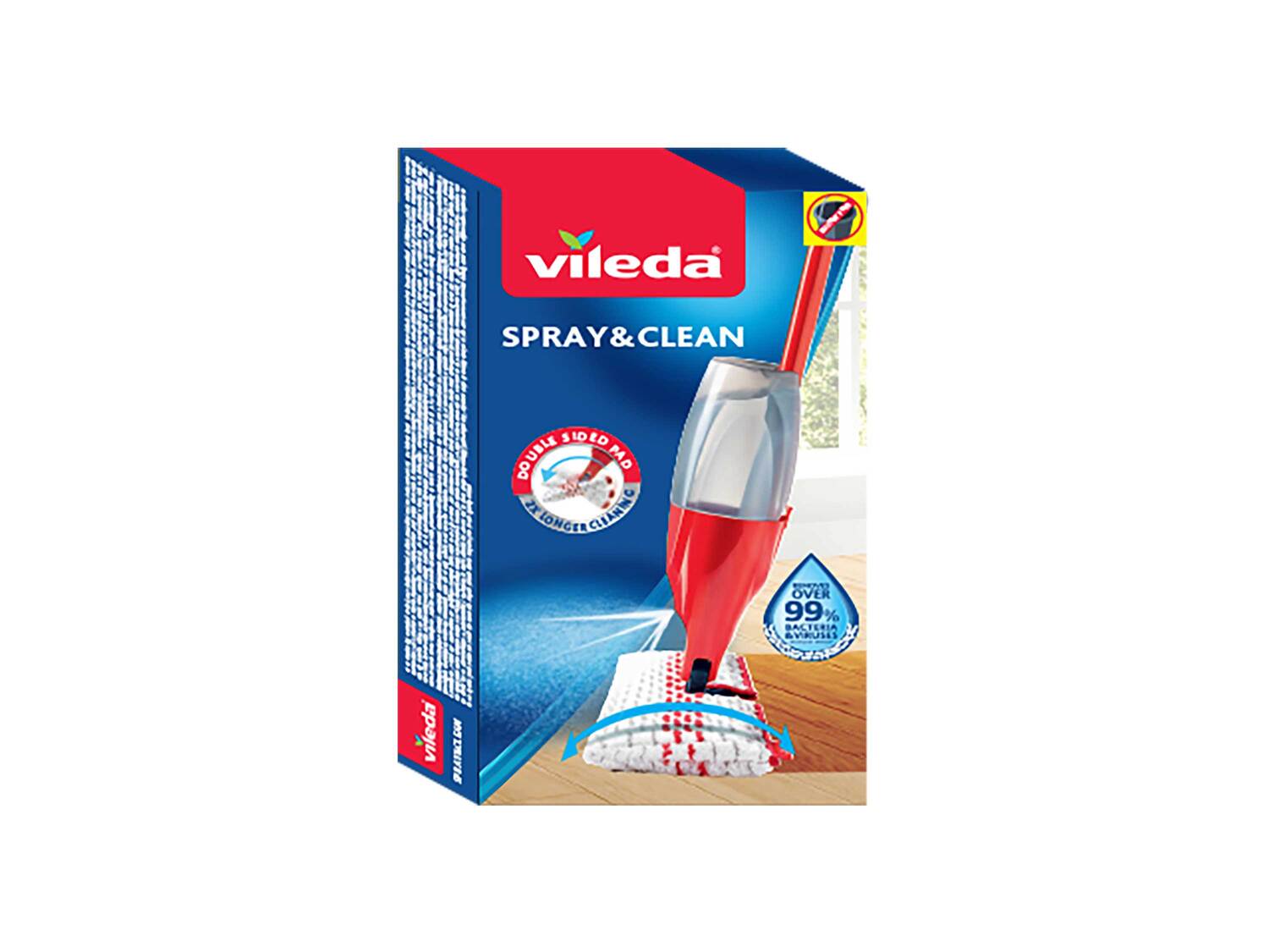 Balai plat vaporisateur Vileda , le prix 19.99 €
- 2 en 1 microfibre
- Multi ...