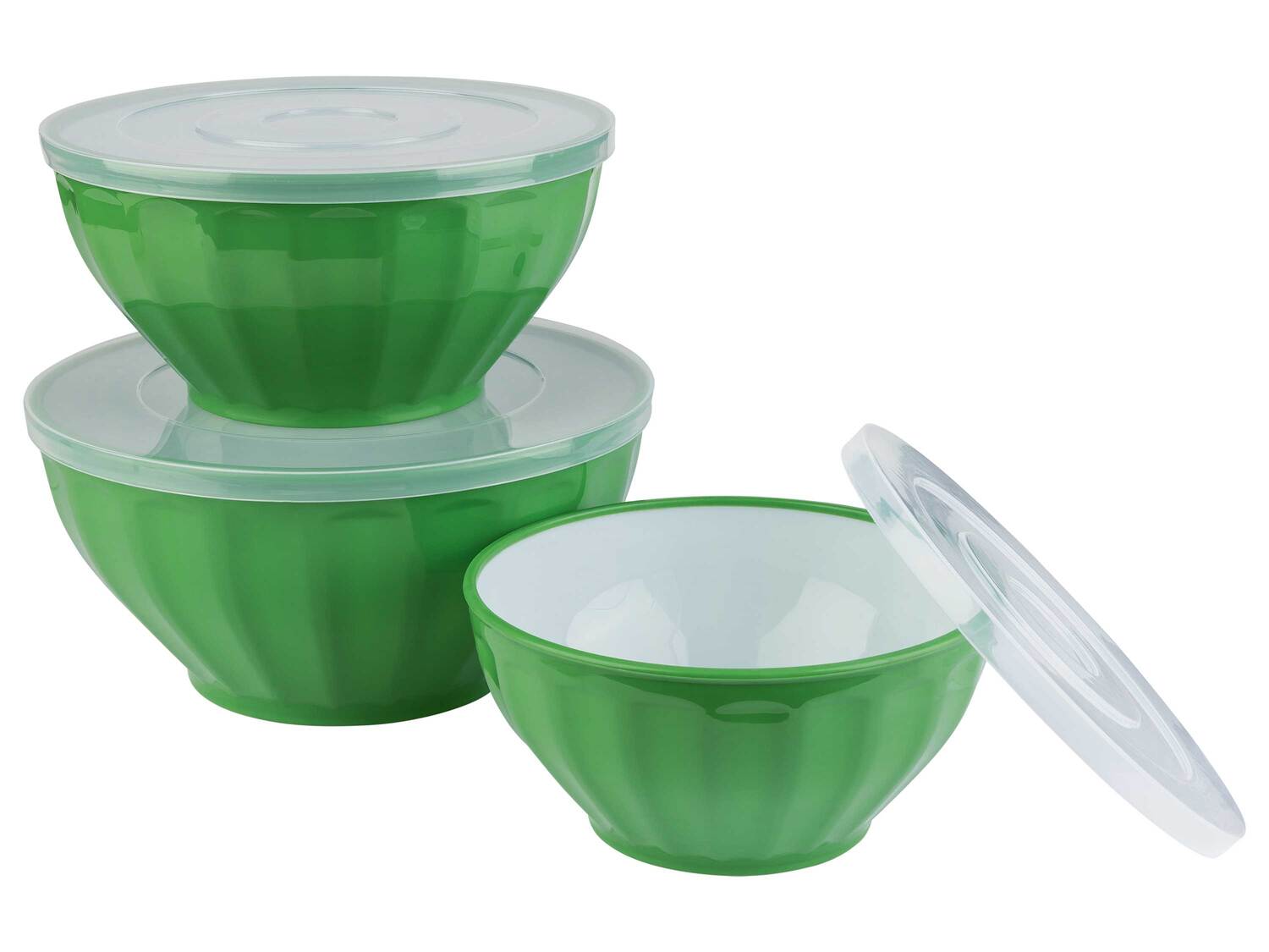 Saladiers avec couvercles , le prix 6.99 €
- Set de 3
- Couvercles inclus
- ...