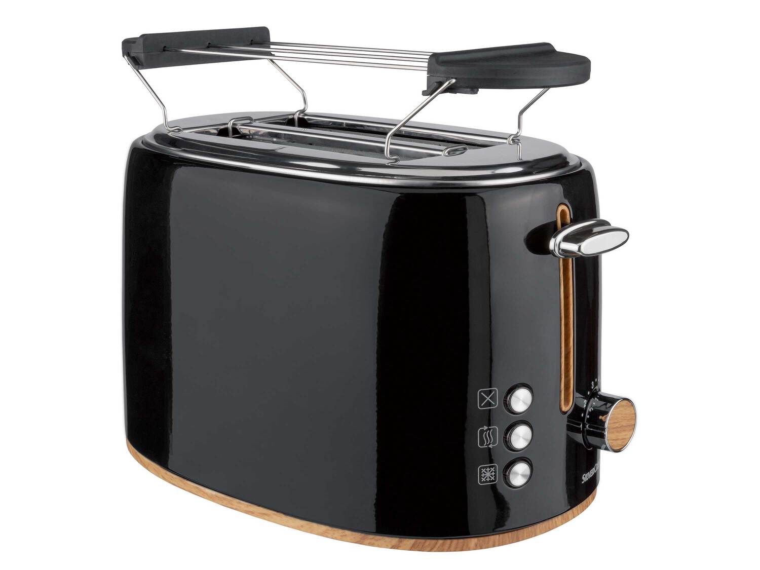 Grille-pain Silvercrest, le prix 21.99 €
- Fonctions décongélation réchauffage ...