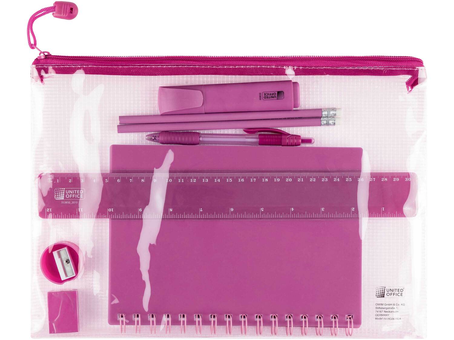 Set décriture , le prix 3.99 €
- 1 pochette en plastique, 1 carnet A5 ...
