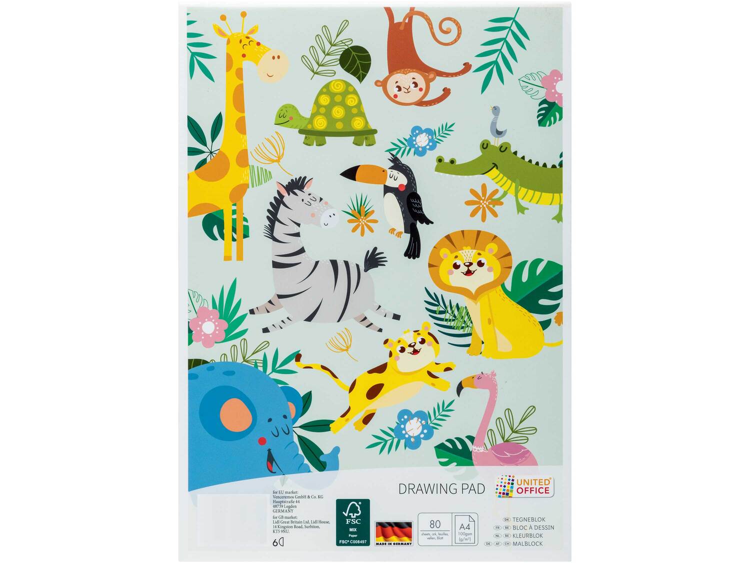 Bloc à dessin A4 , le prix 1.29 €
- Lot de 80 feuilles
- A4
Caractéristiques
- ...